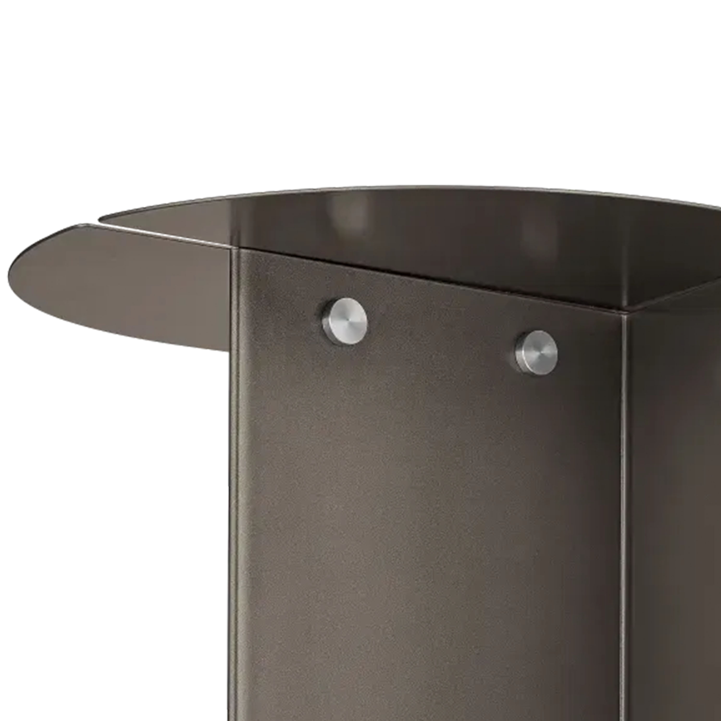 Blomus Oru Bänk Burned Metal 80x45