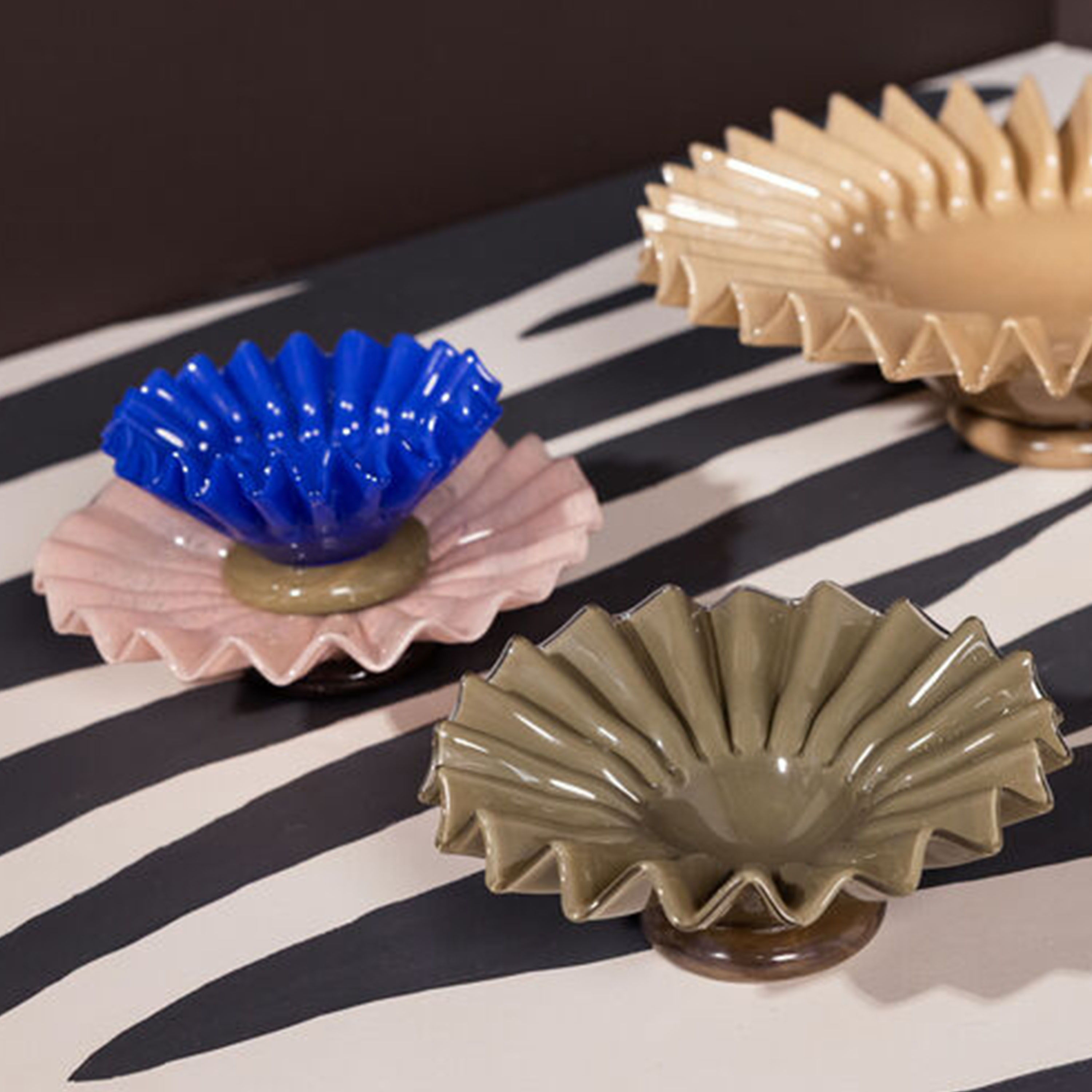 Byon Lori Skål Bordeaux/Beige Ø18