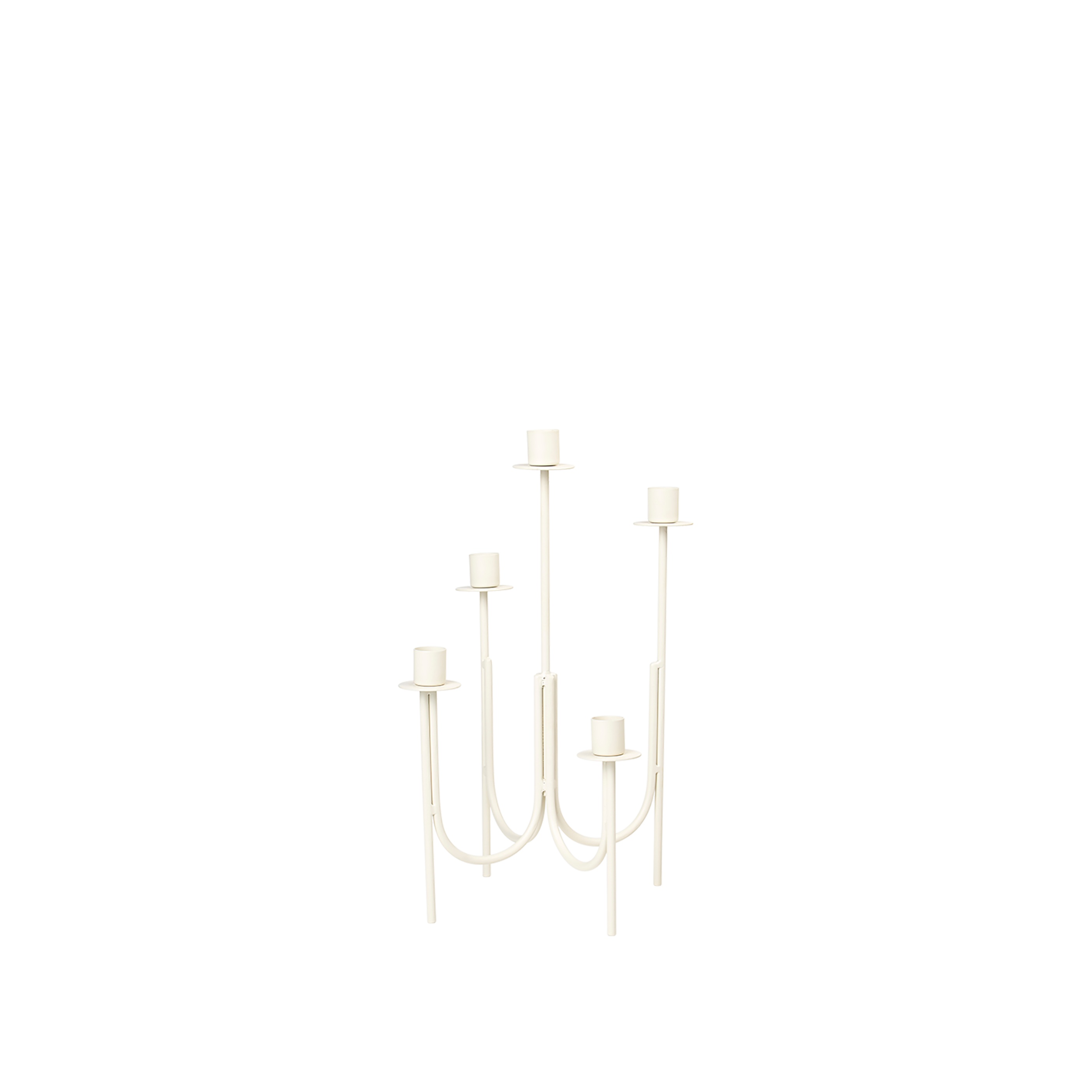 Broste Copenhagen - Farri Ljusstake Light Warm Grey 36cm - Beige