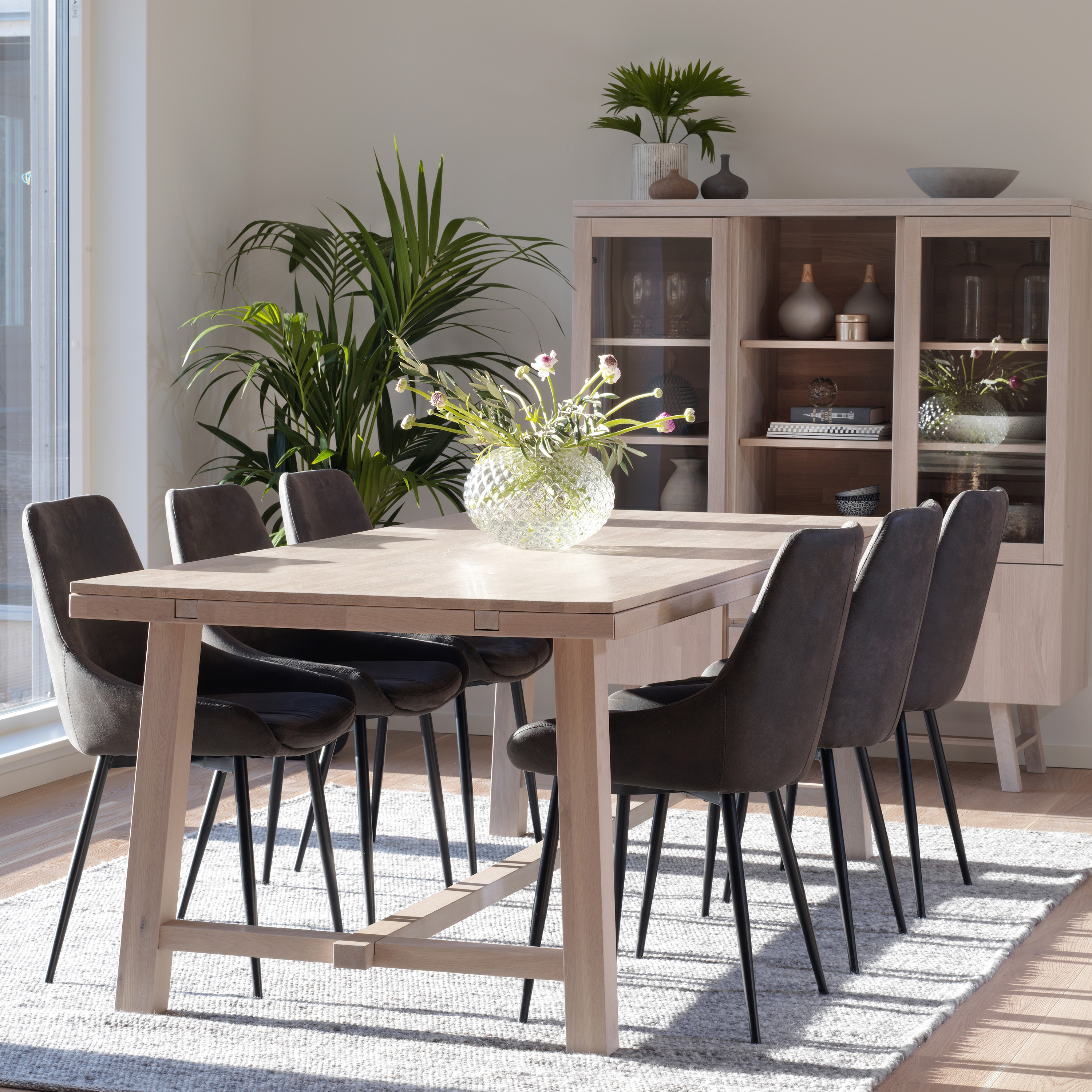 Rowico Home Brooklyn Matbord Vitpigmenterad Ek 170cm