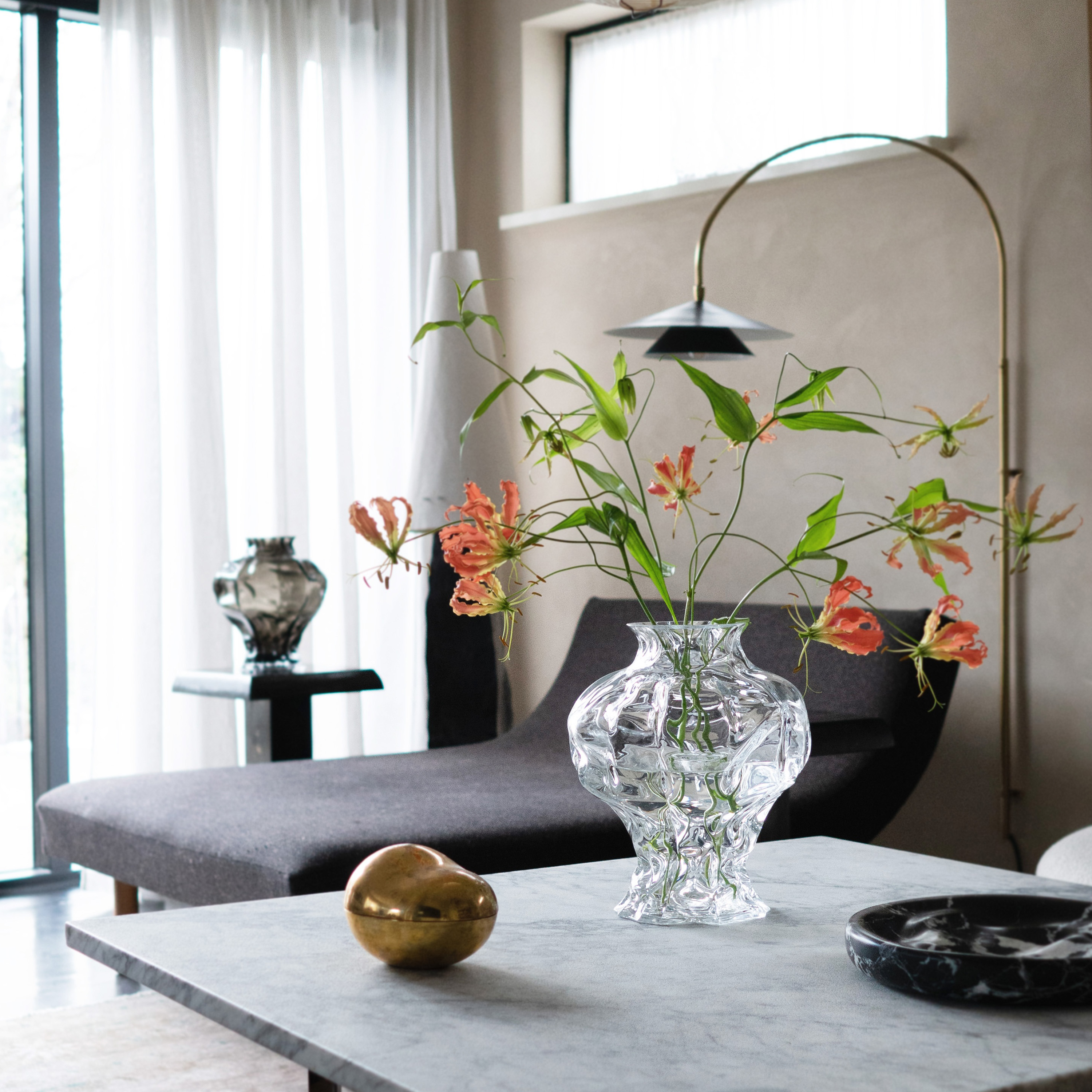 Hein Studio Ammonit Vase Clear Large