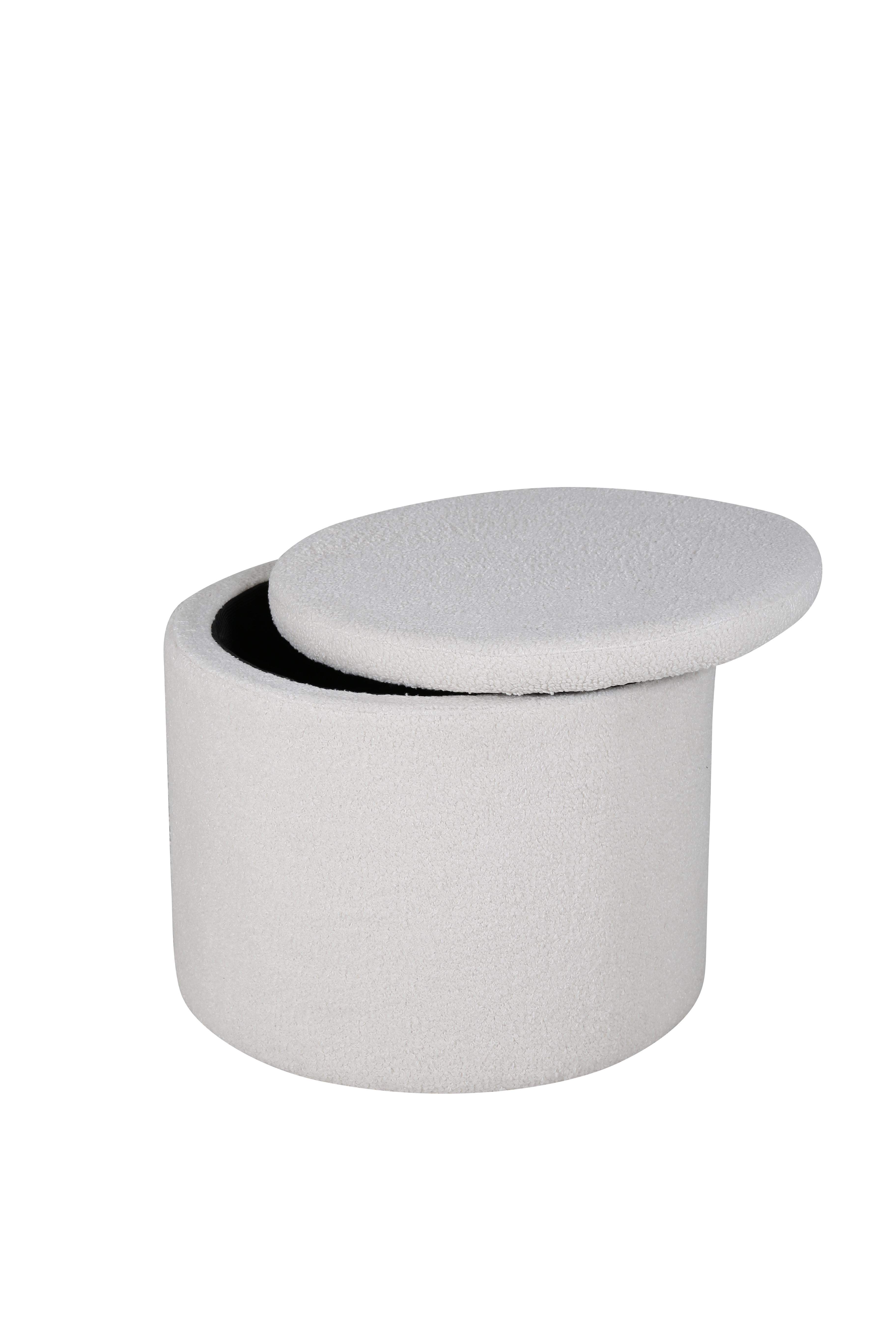 Venture Home Frances Sittpuff Förvaring Teddy Offwhite