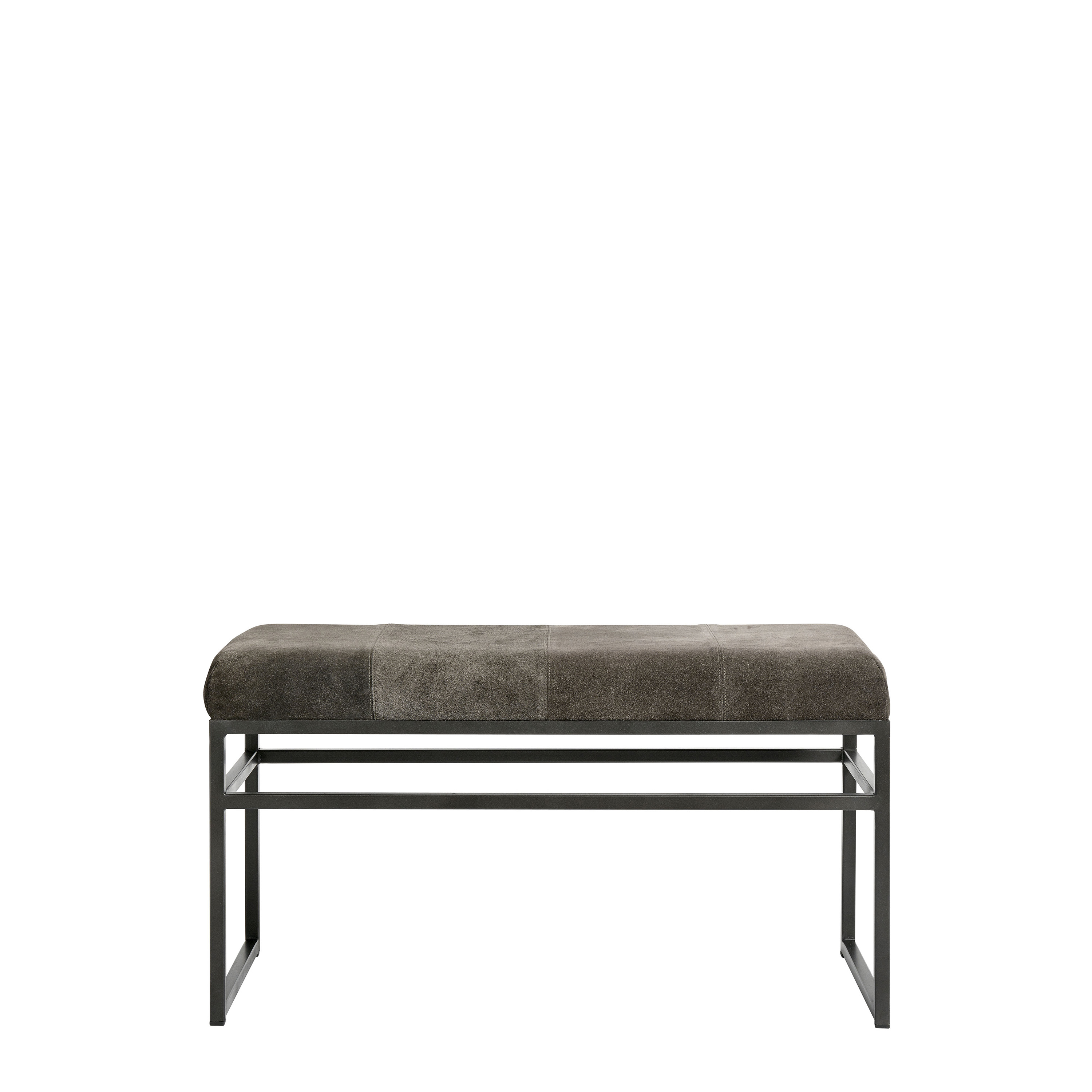 Bronx Benk Black Iron/Semsket Small
