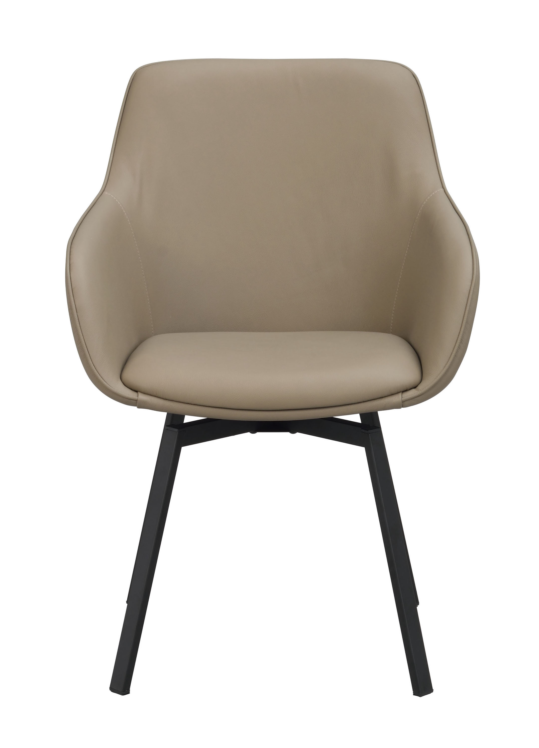 Rowico Home Alison Karmstol Beige Läder/Svart