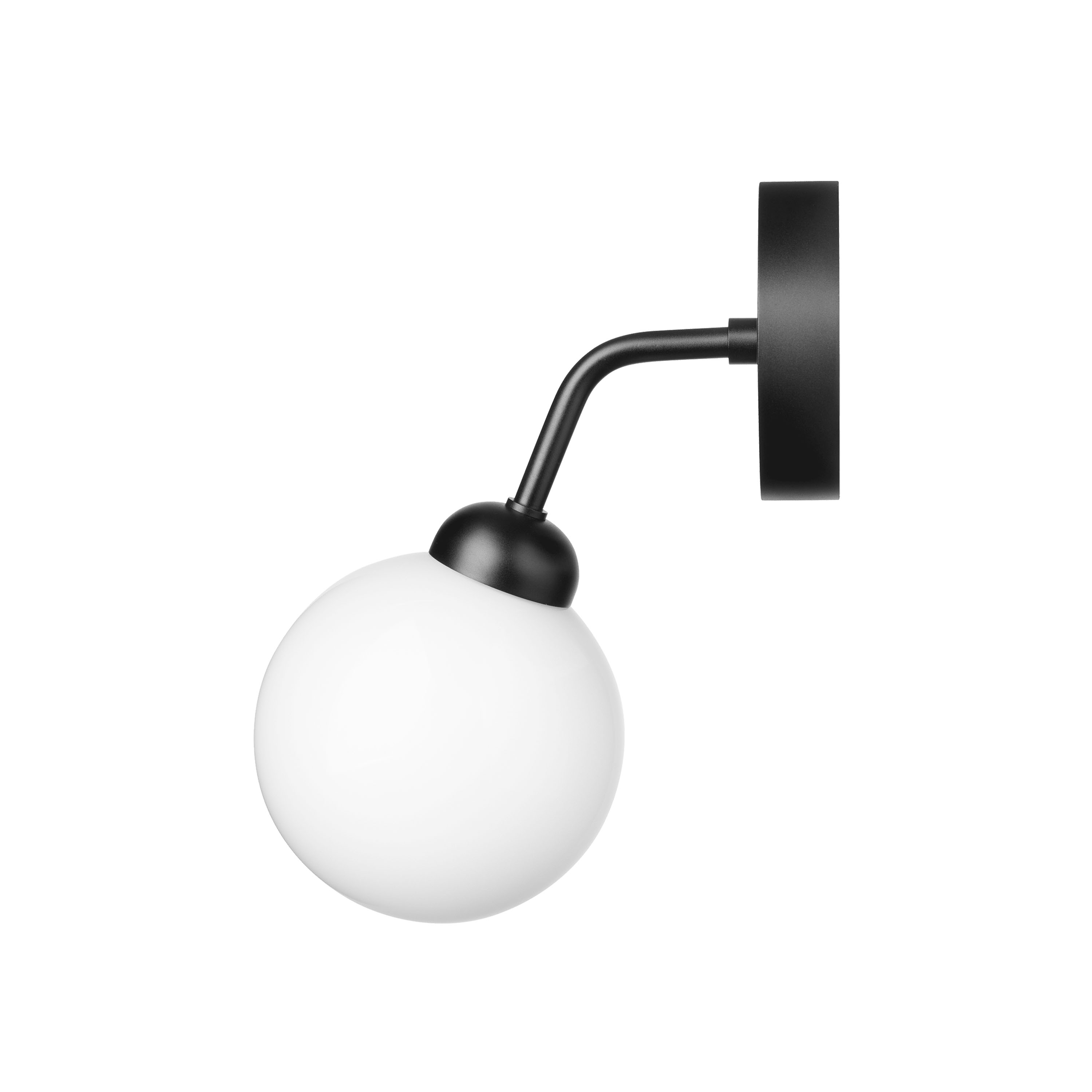 Nuura Apiales Vägglampa Satin Black/Opal