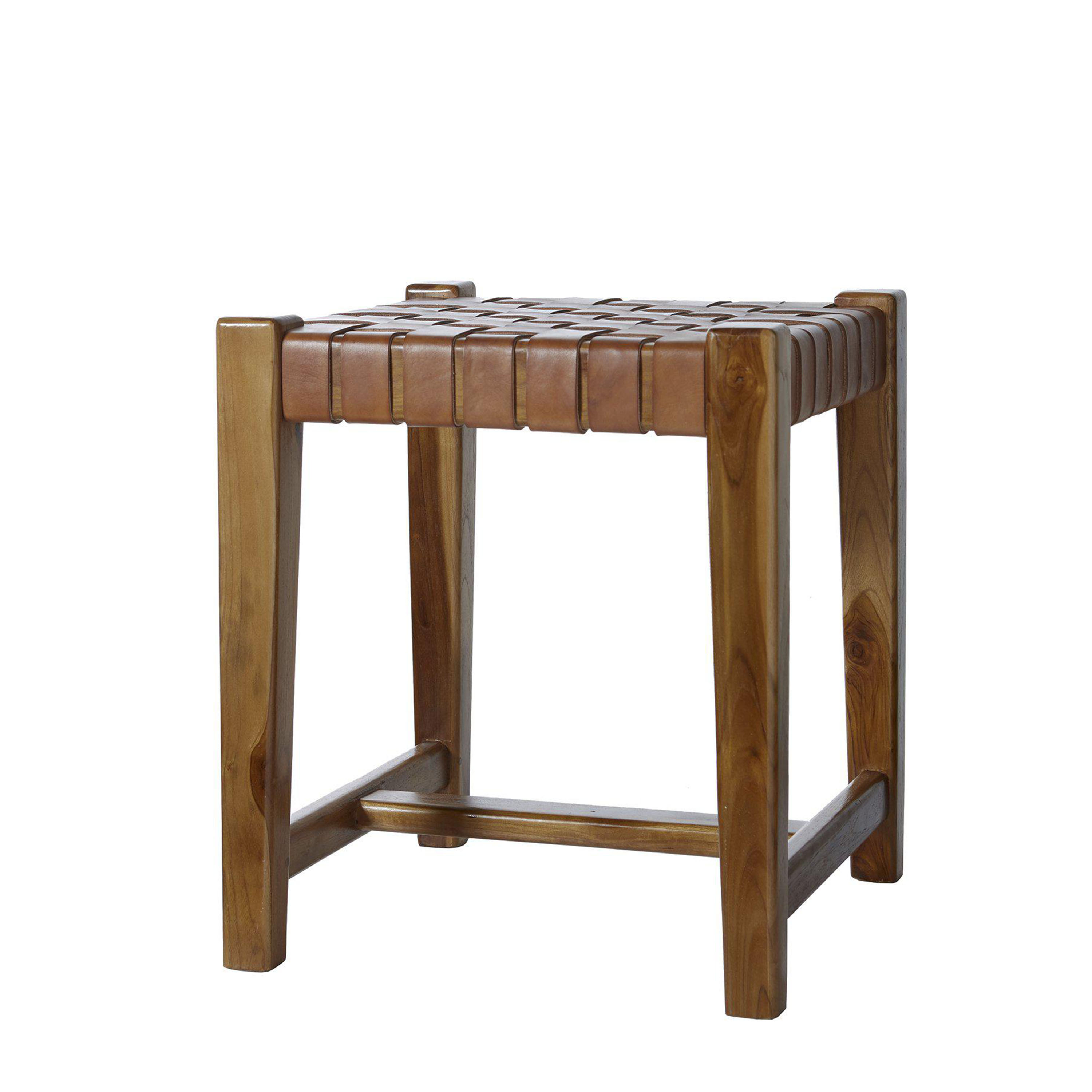 Porto Hocker Cognac 40cm