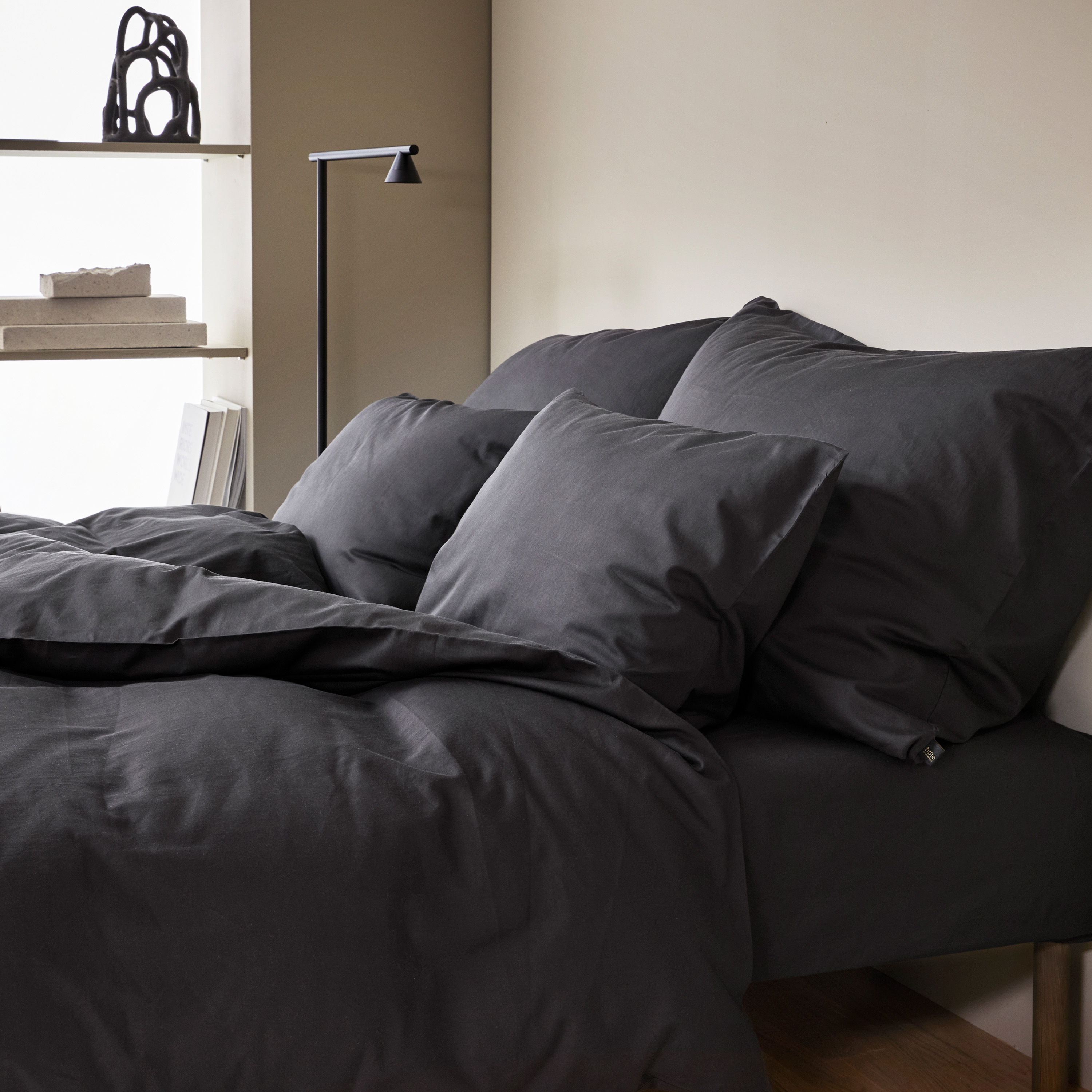 Høie Harmoni Örngott Dämpad Svart 70x100