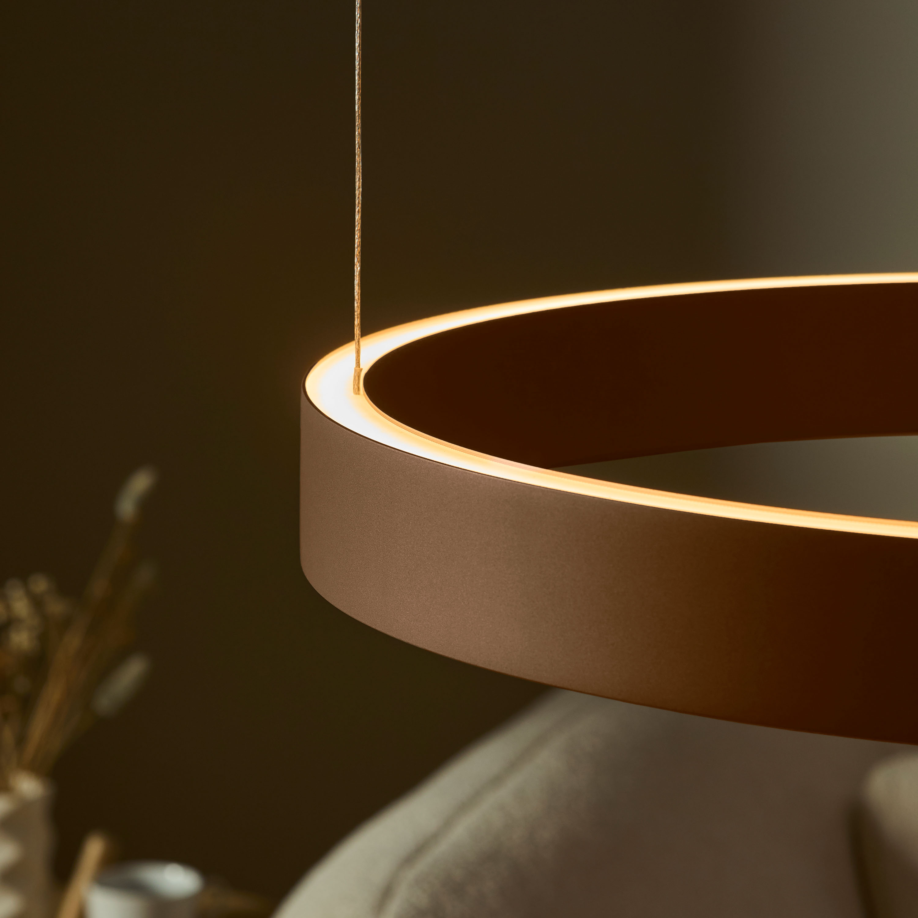 LOOM Design Velora Taklampa Caramel Brown Large