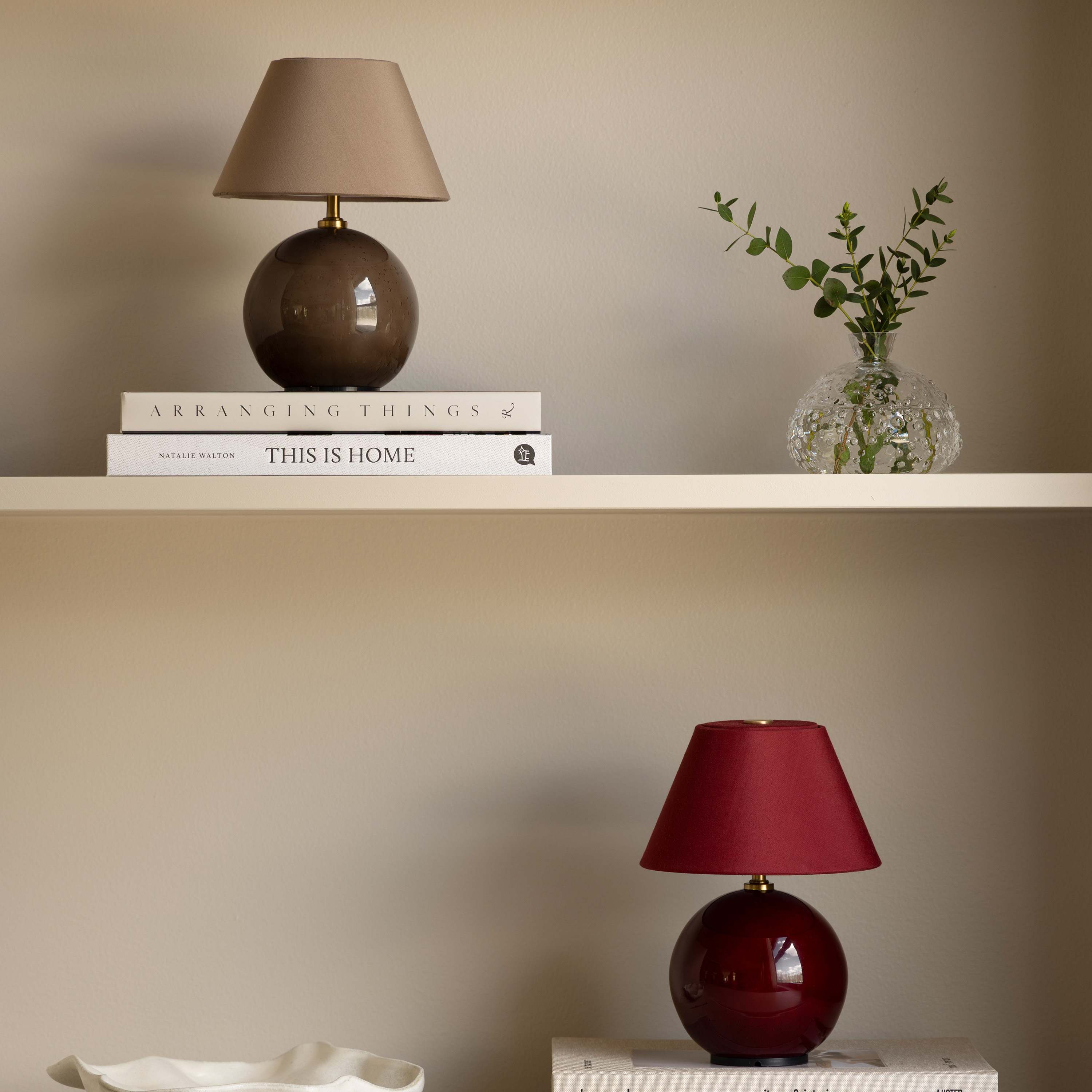 Globen Lighting Iris Portabel Bordslampa Mocha