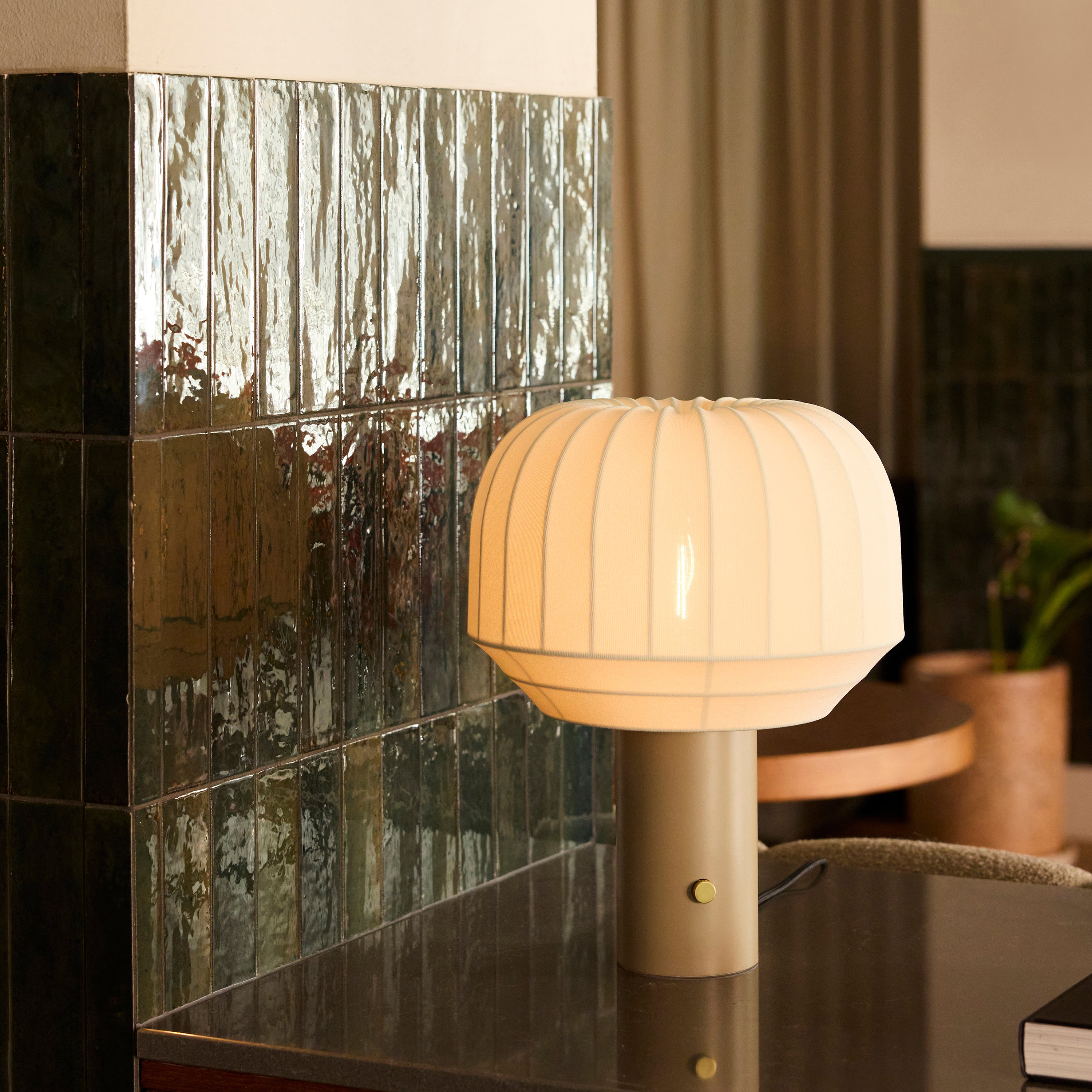 Northern Tradition Bordlampe Offwhite/Greige