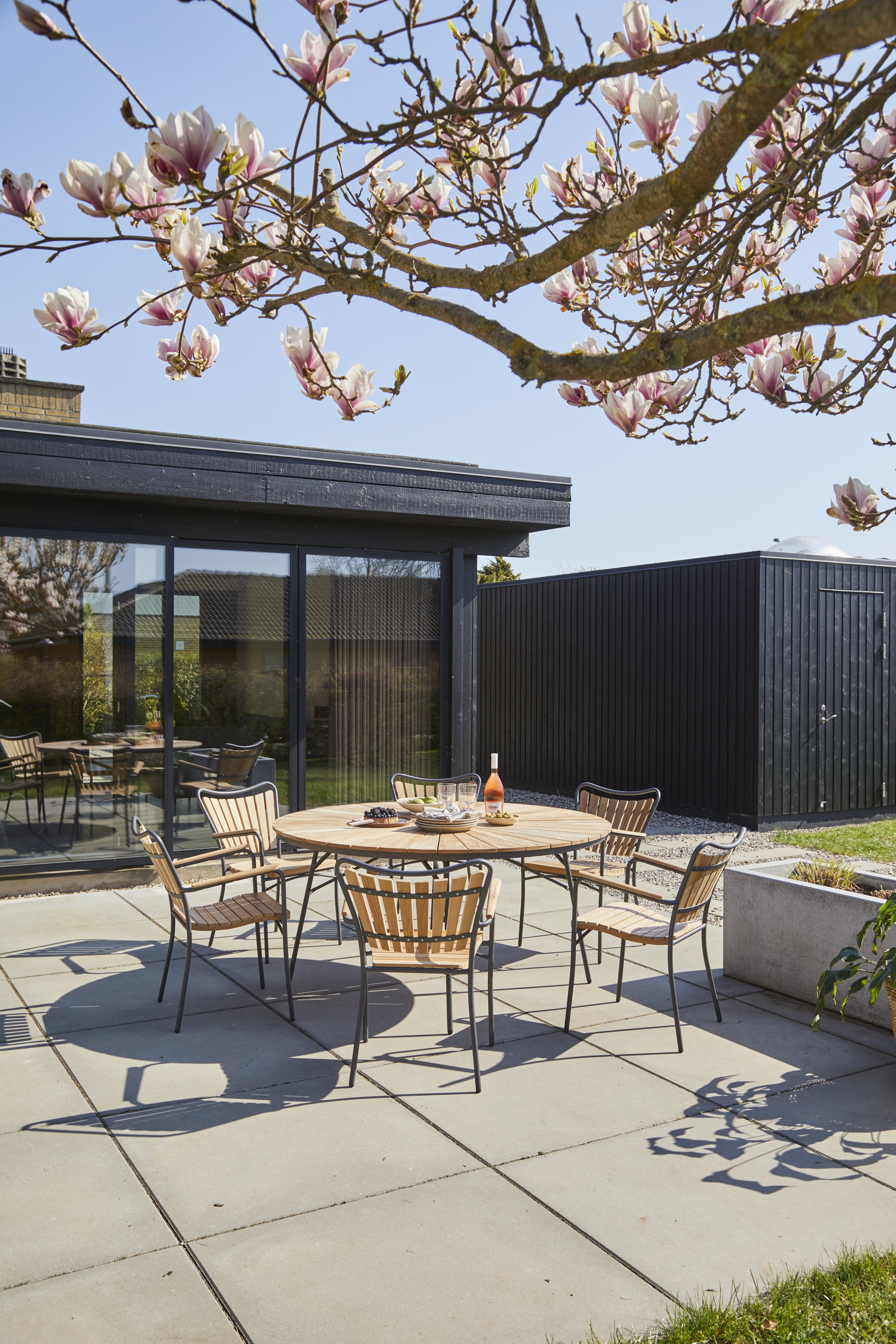 Cinas Ellen Ruokapöytä Antrasiitti Ø150