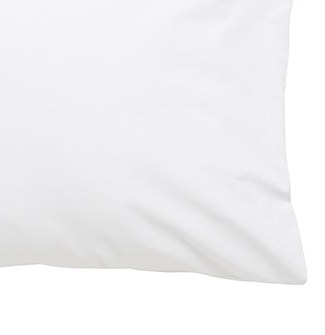 Høie Tyynyliina Erittäin hienoa puuvillaa valkoinen 50 x 150