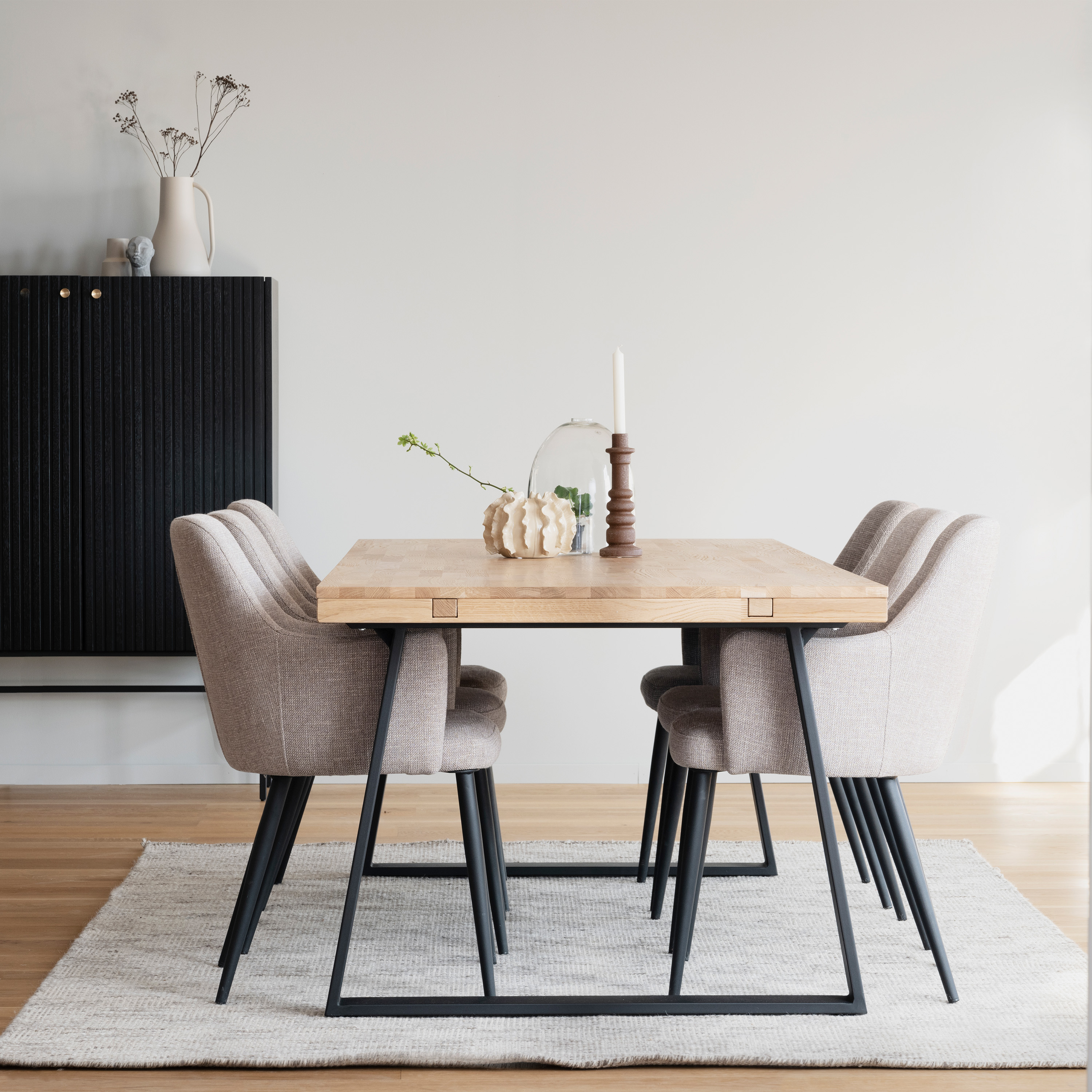 Rowico Home Brooklyn Matbord U-ben Ek 170cm