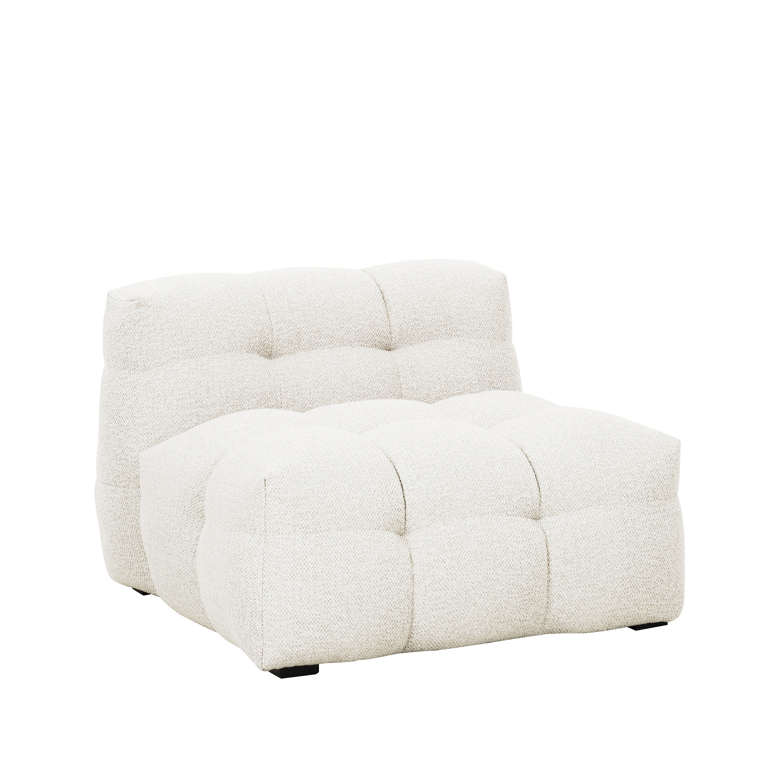 Billie Loungetuoli Ivory Bouclé 89cm