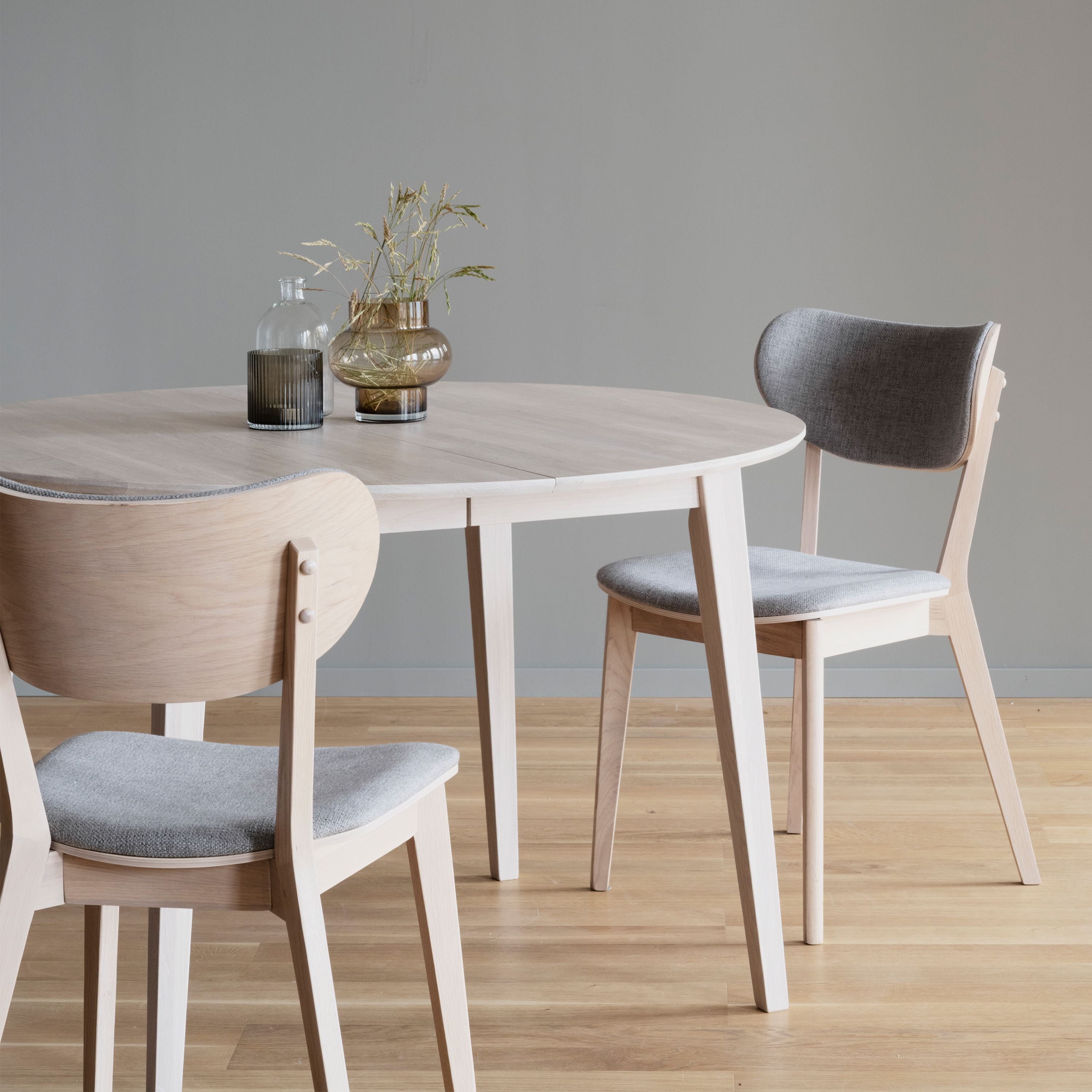 Rowico Home Kato Matstol Vitpigmenterad/Ljusgrå