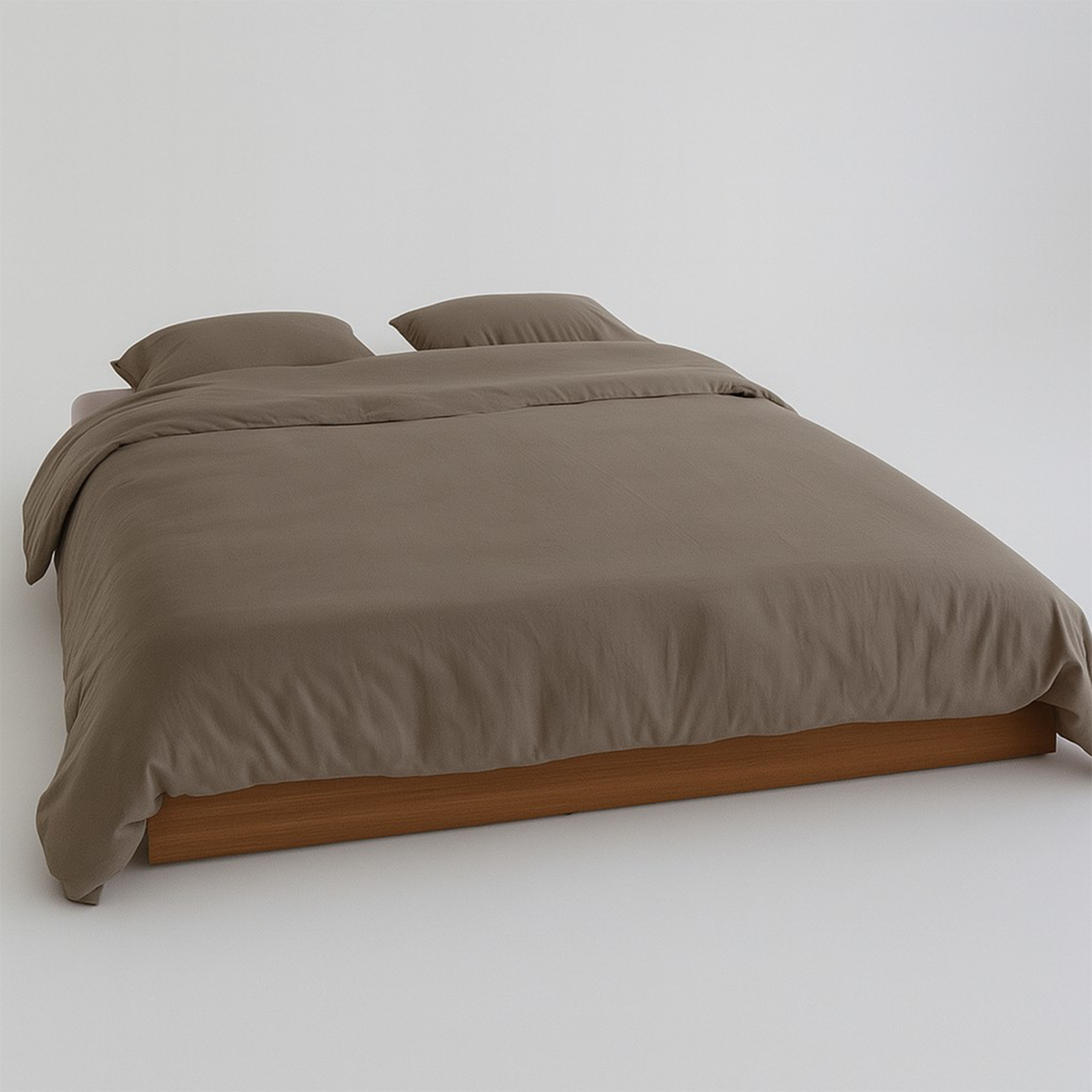 Movesgood Bamboo Sengesett Mud 220x220/50x60