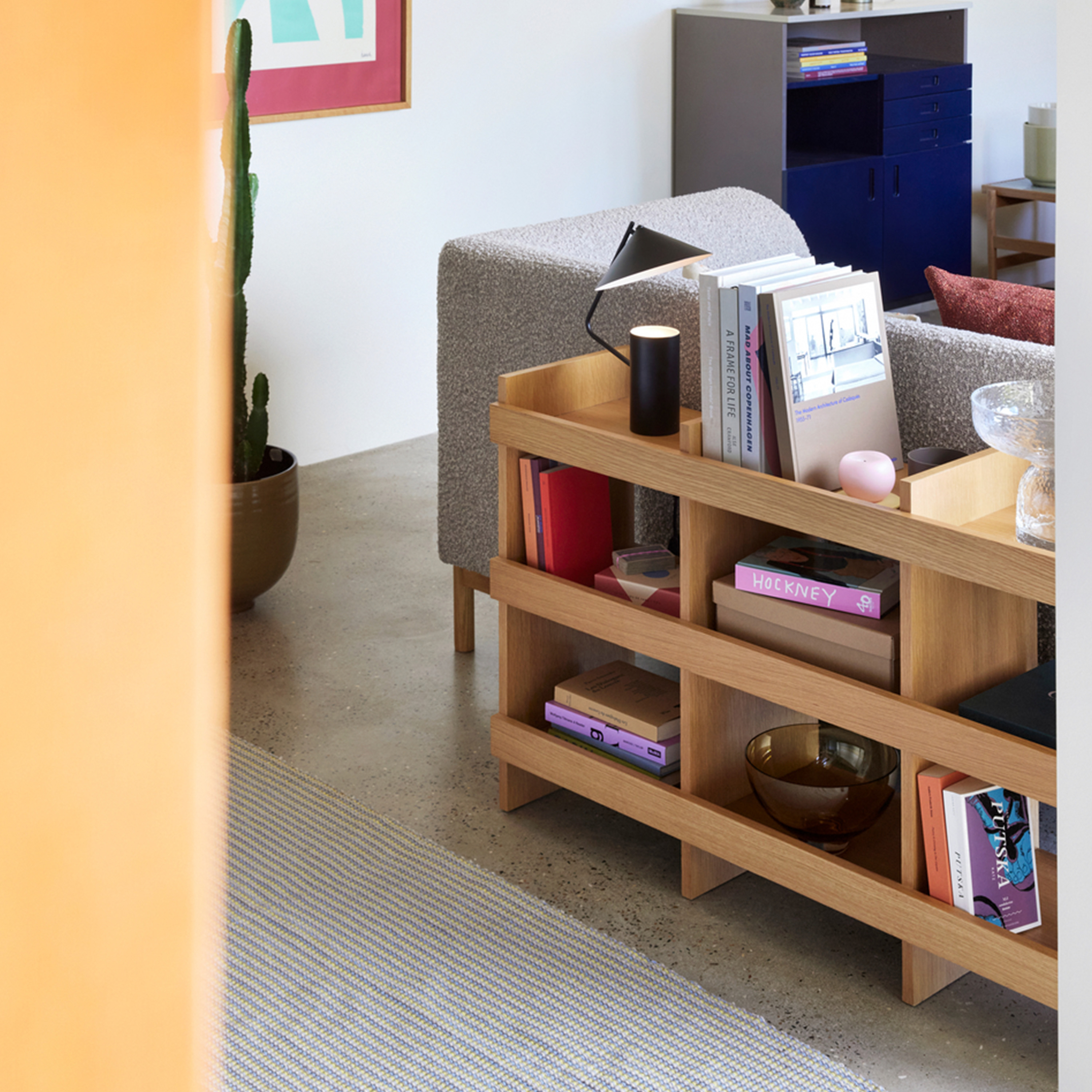 Hübsch Momentum Hylleenhet Natural 120cm