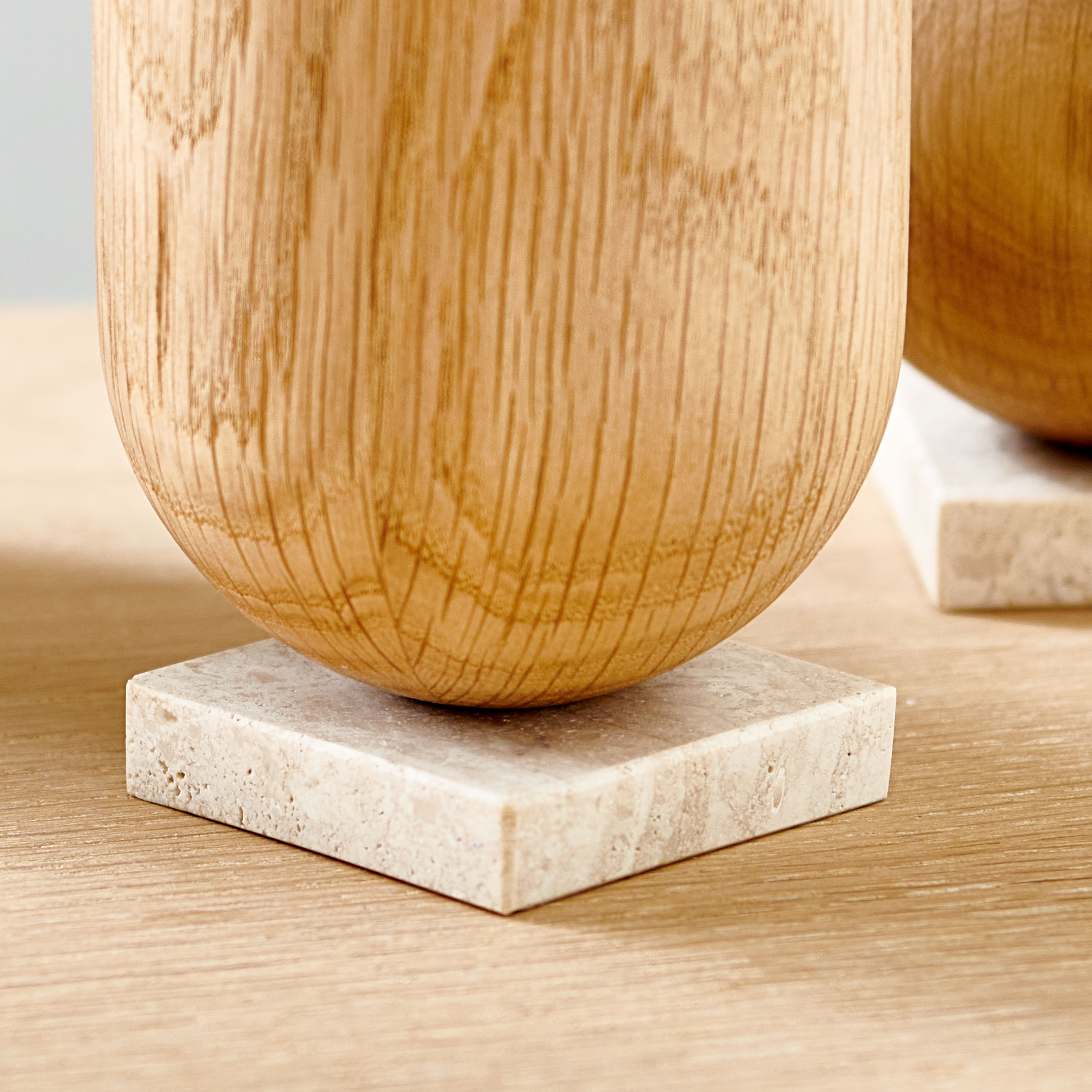 Aakjaer Furniture Ellipse Maljakko Luonnonöljytty Tammi