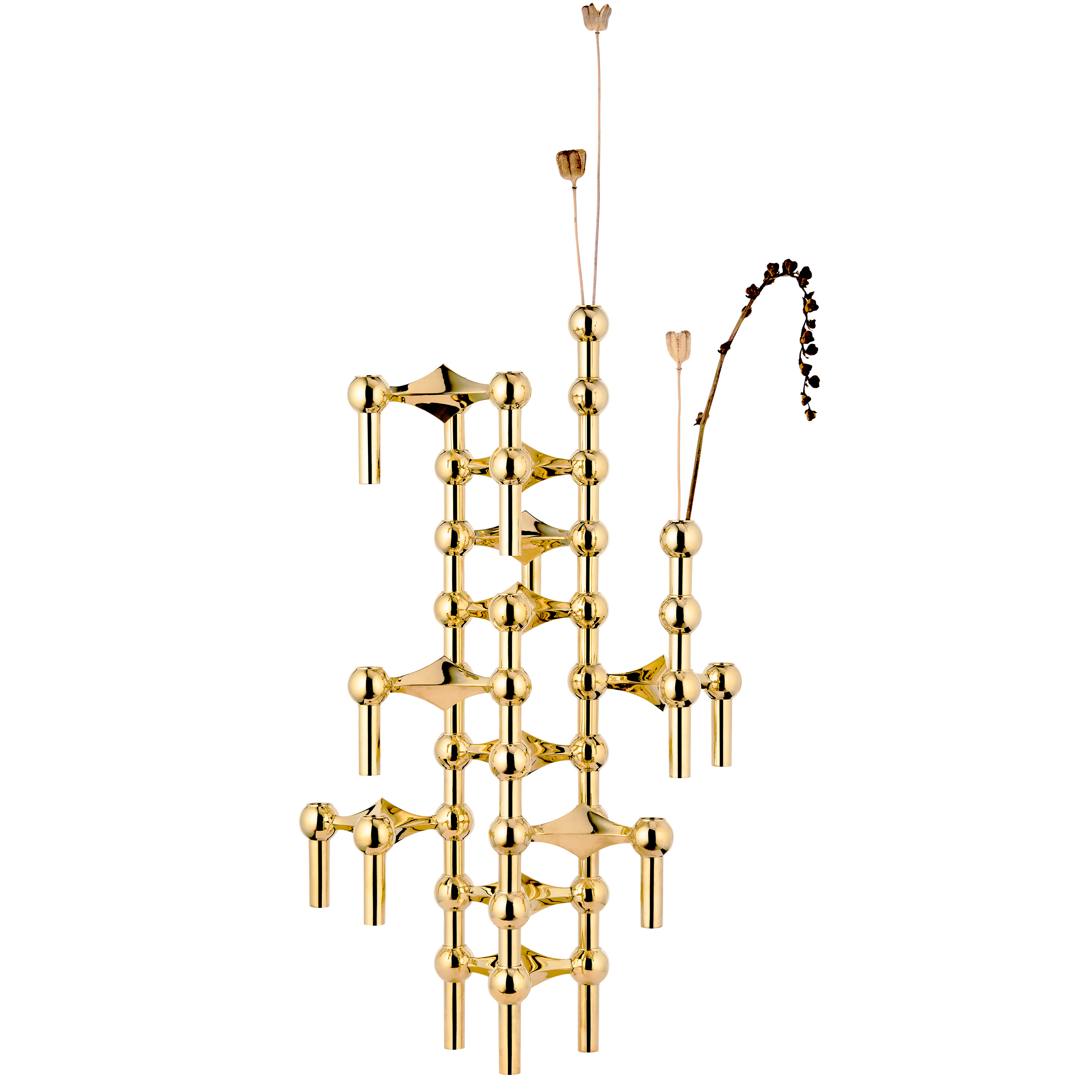 Stoff STOFF Nagel Vase Massiv Messing