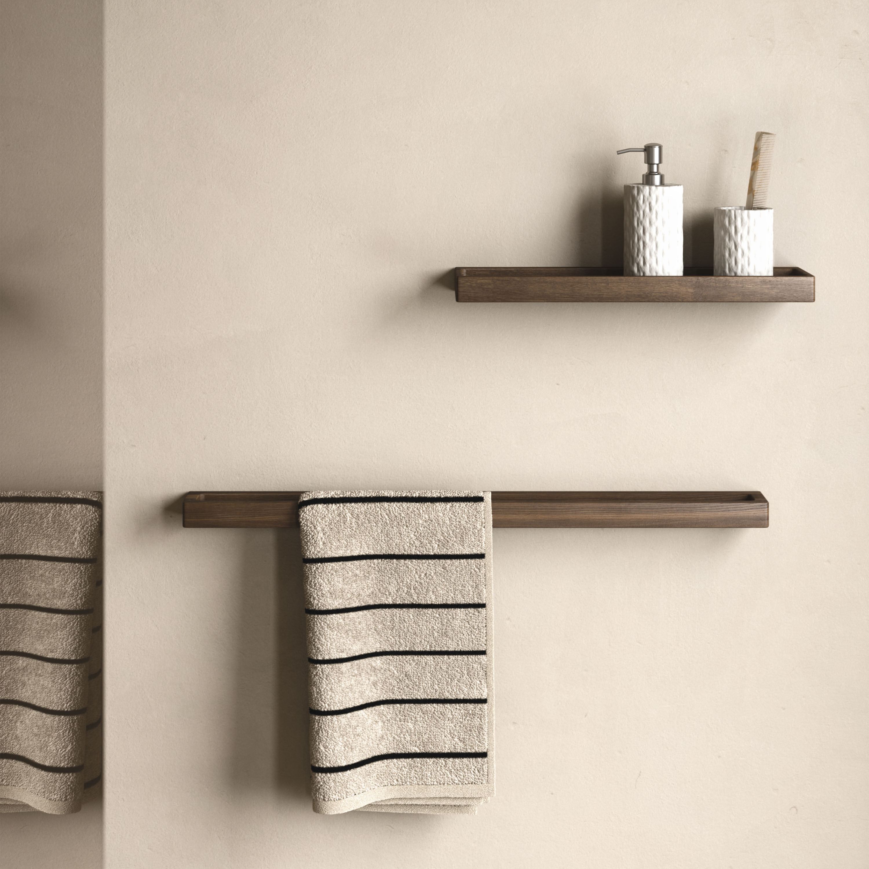 Andersen Furniture Shelf 11 Seinähylly Savustettu öljytty saarni 44x12