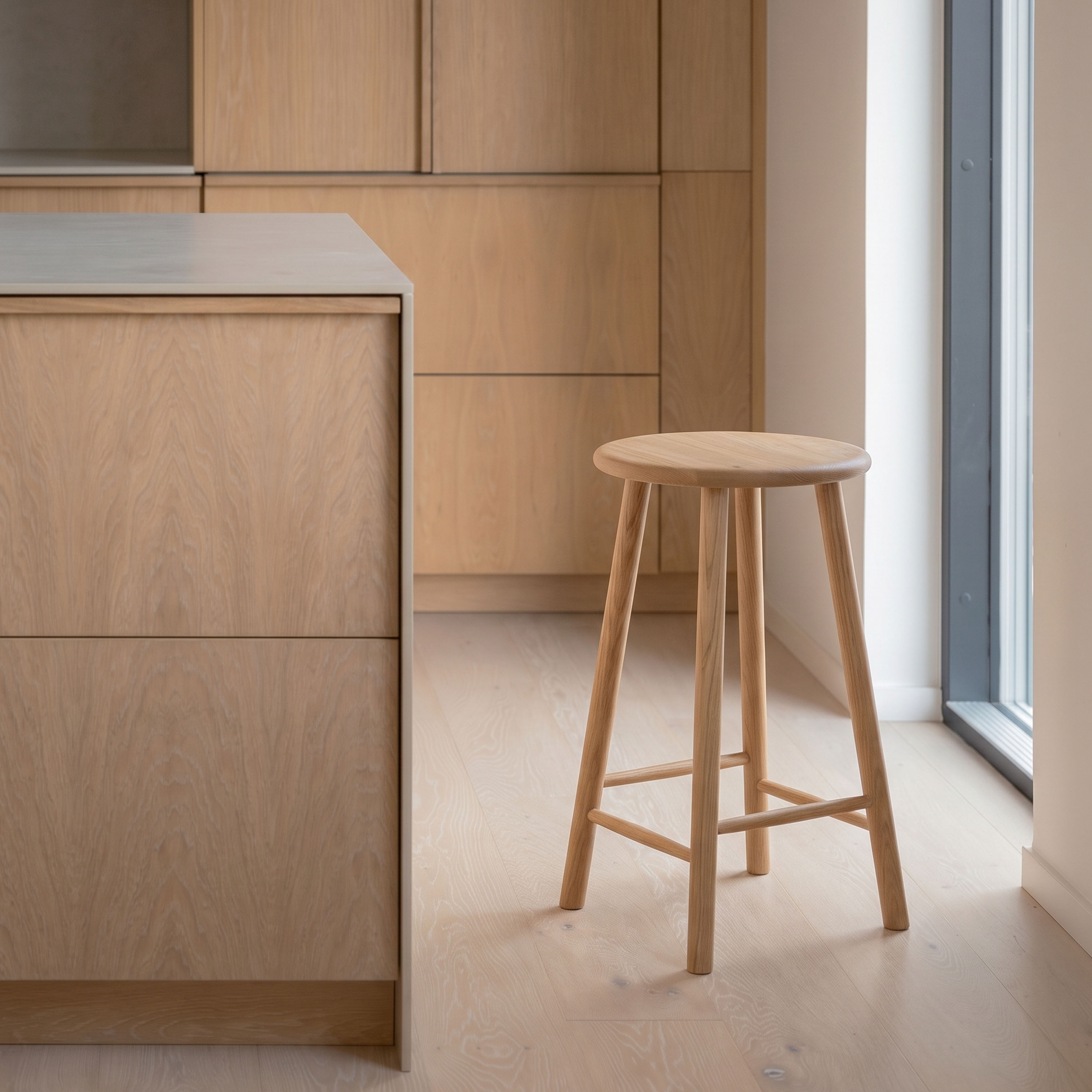 Sleepo Collection Alto Barstol Eik