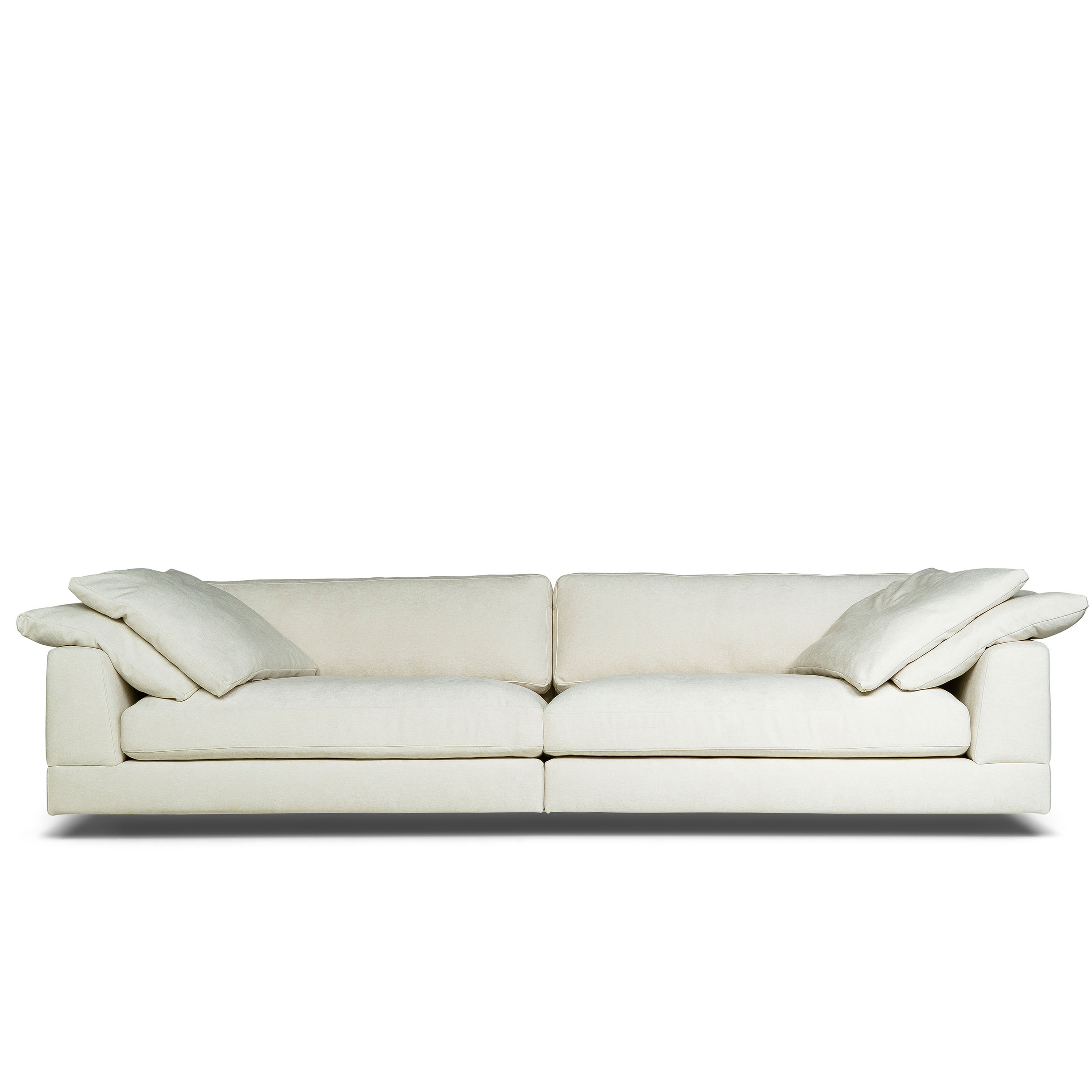 Cooper 4-Sitzer-Sofa Creme 324cm