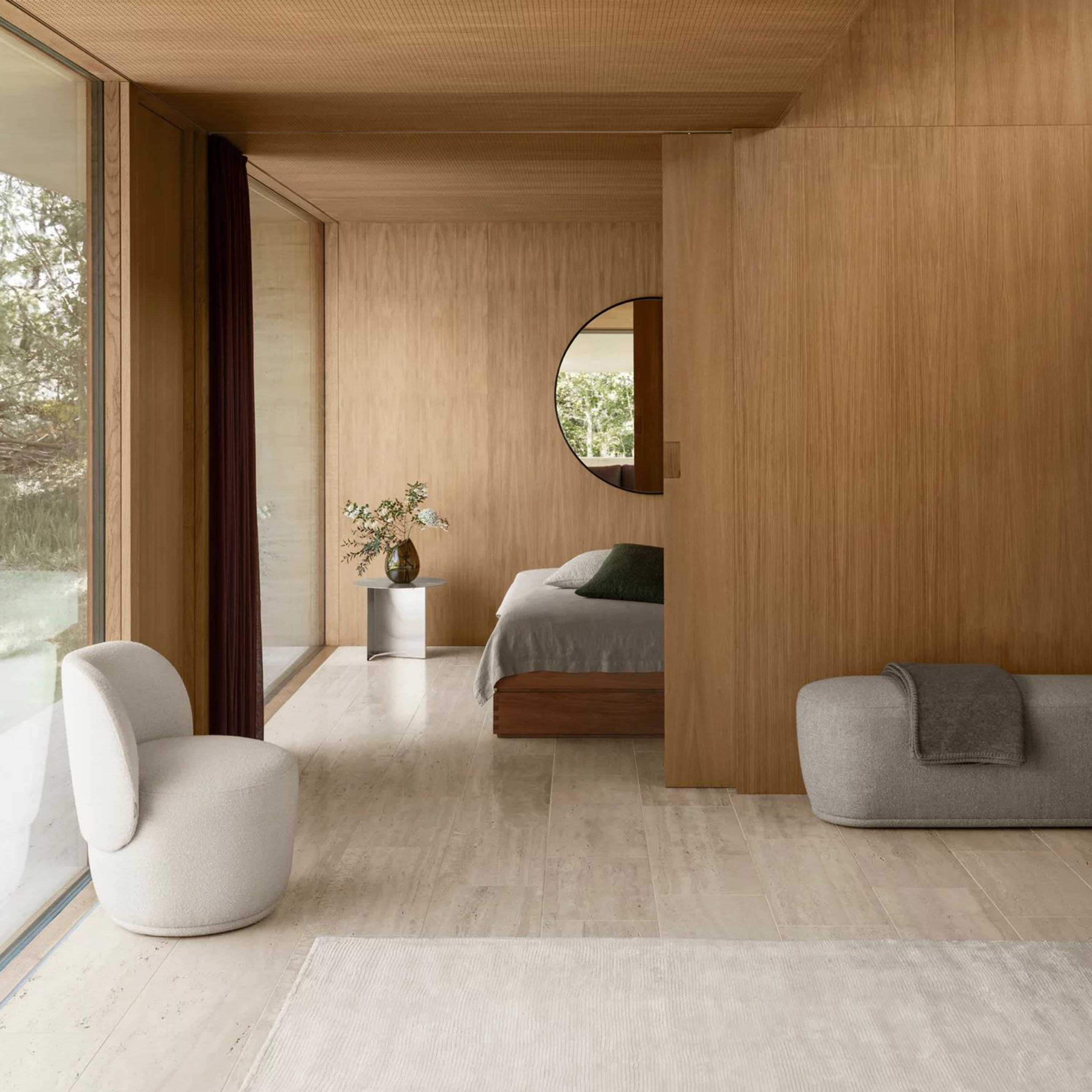 Blomus Kuon Loungestol Boucla Beige