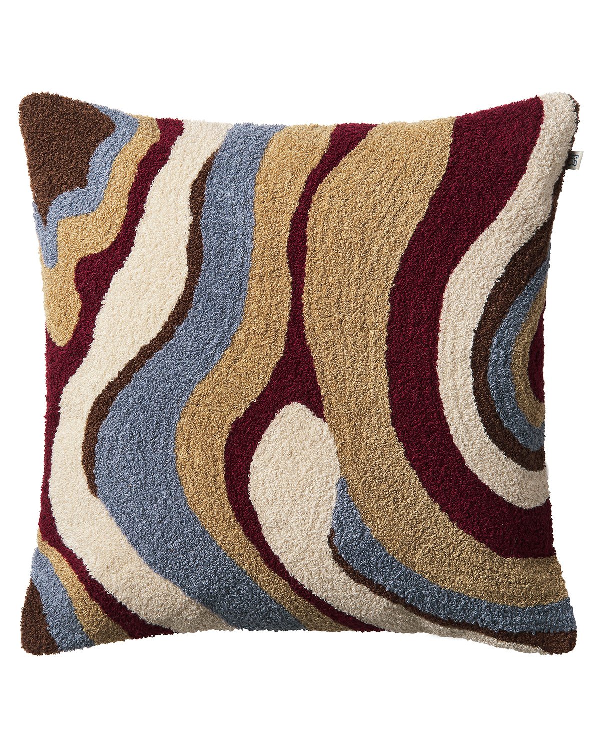 Chhatwal & Jonsson - Sagar Kuddfodral Linne Multi/Dusty Blue/Ruby 50x50