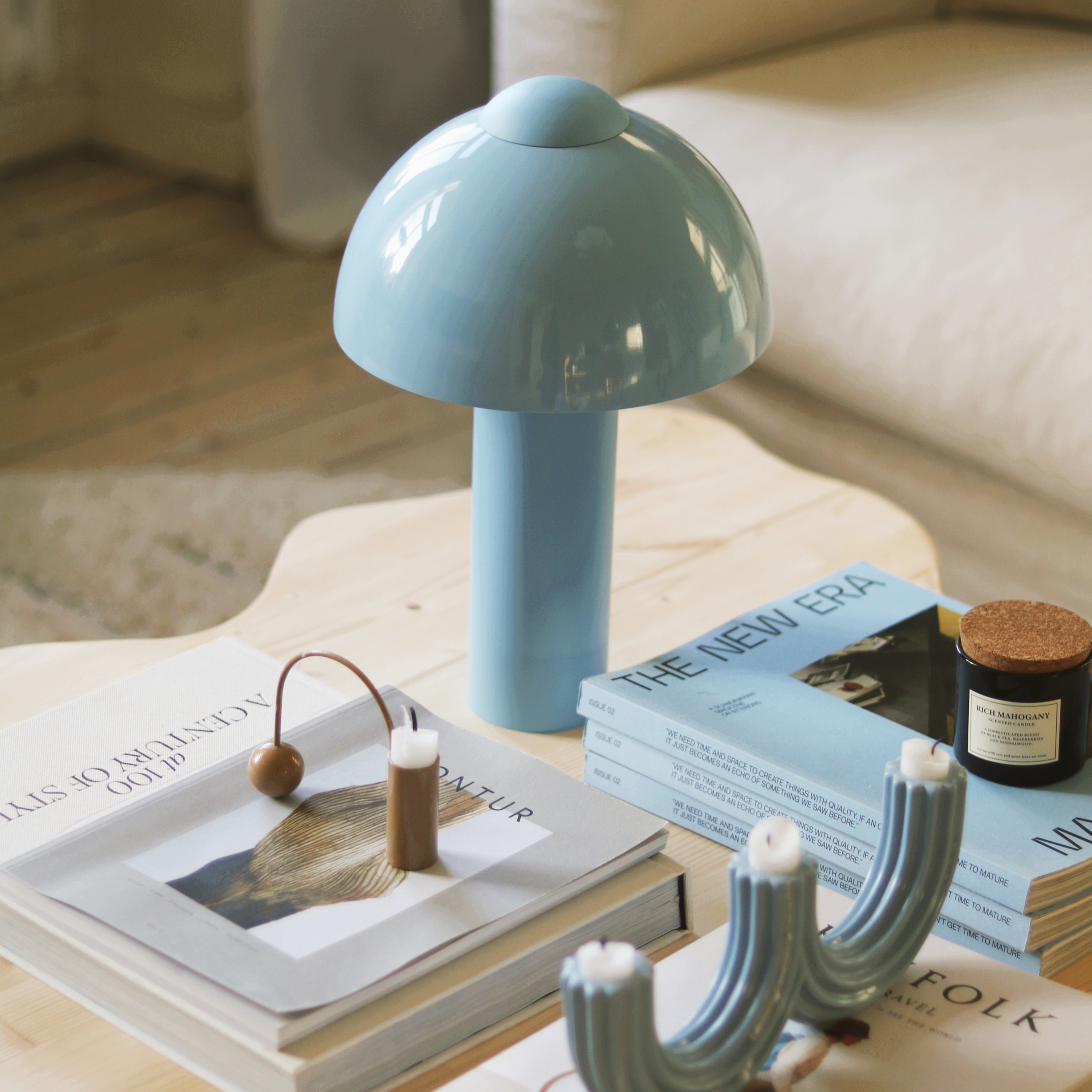 Globen Lighting Buddy Bordslampa Ljusblå 23