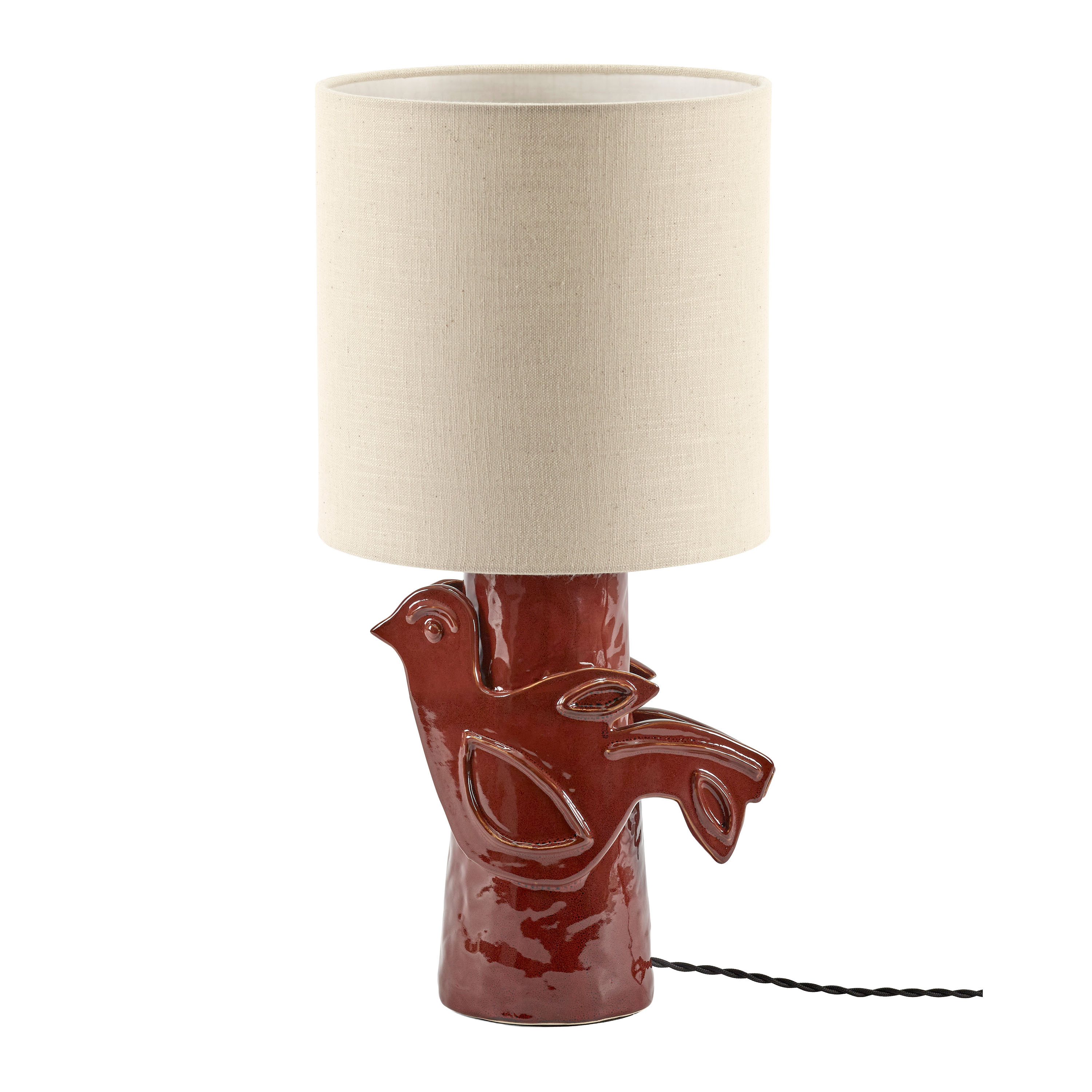 Paloma Bordslampa Red/Beige 52cm
