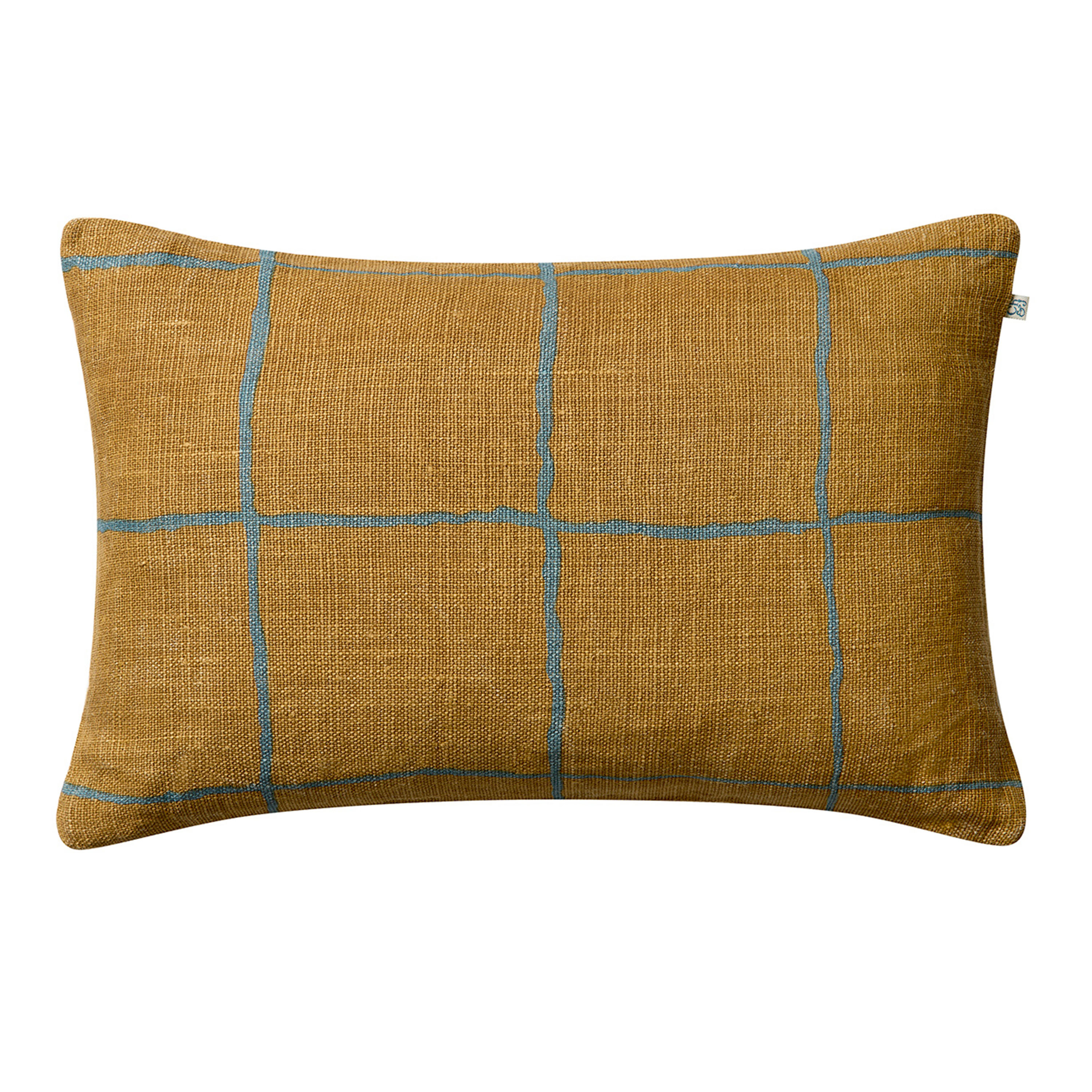 Chhatwal & Jonsson - Chakra Putetrekk Khaki/Heaven Blue 60x40 - Grønn  - Dekorativt putetrekk