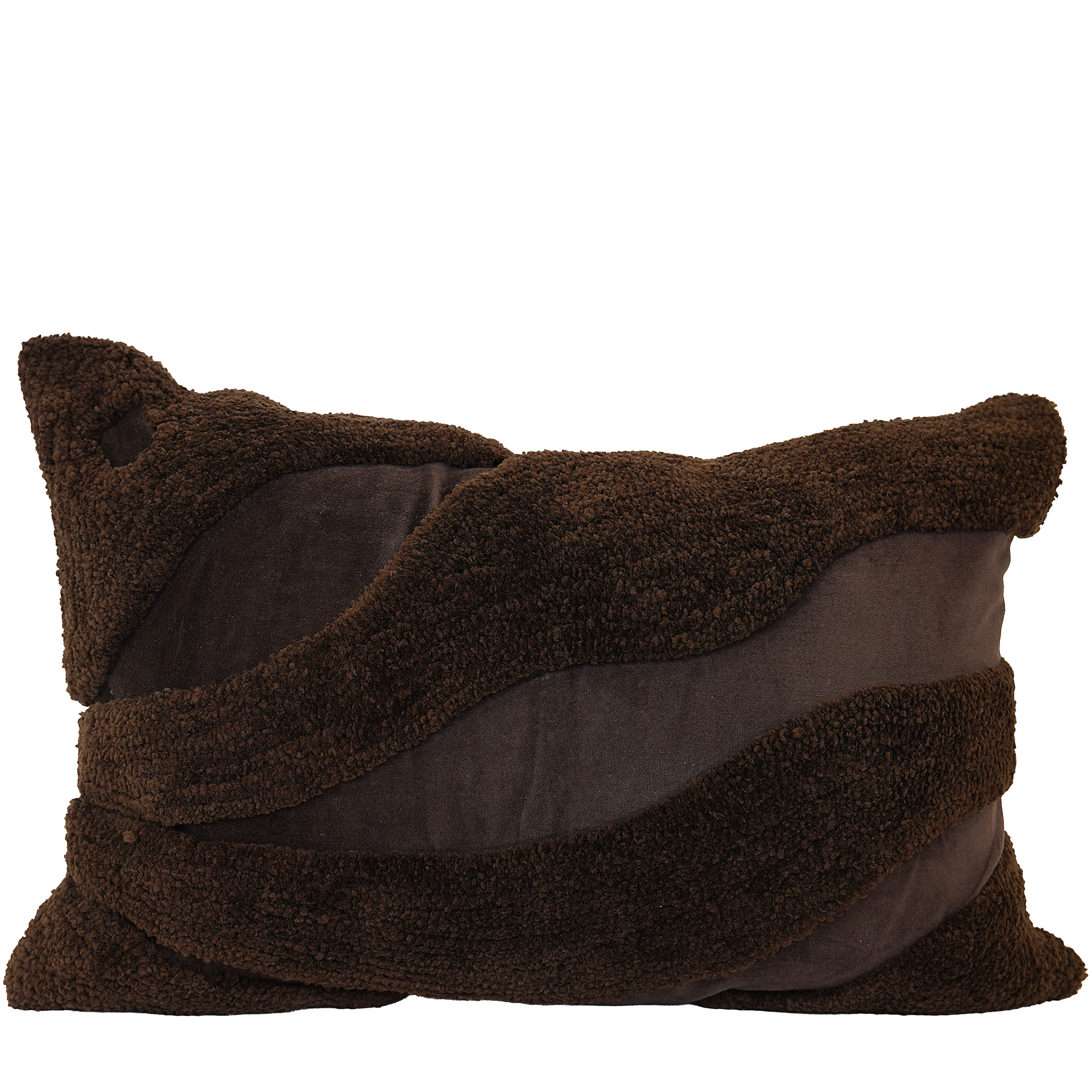 Fluffy Kudde Brown 40x60