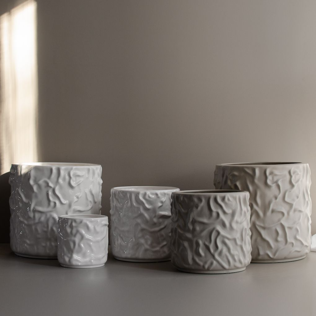 DBKD Swoon Kruka Shiny White Small