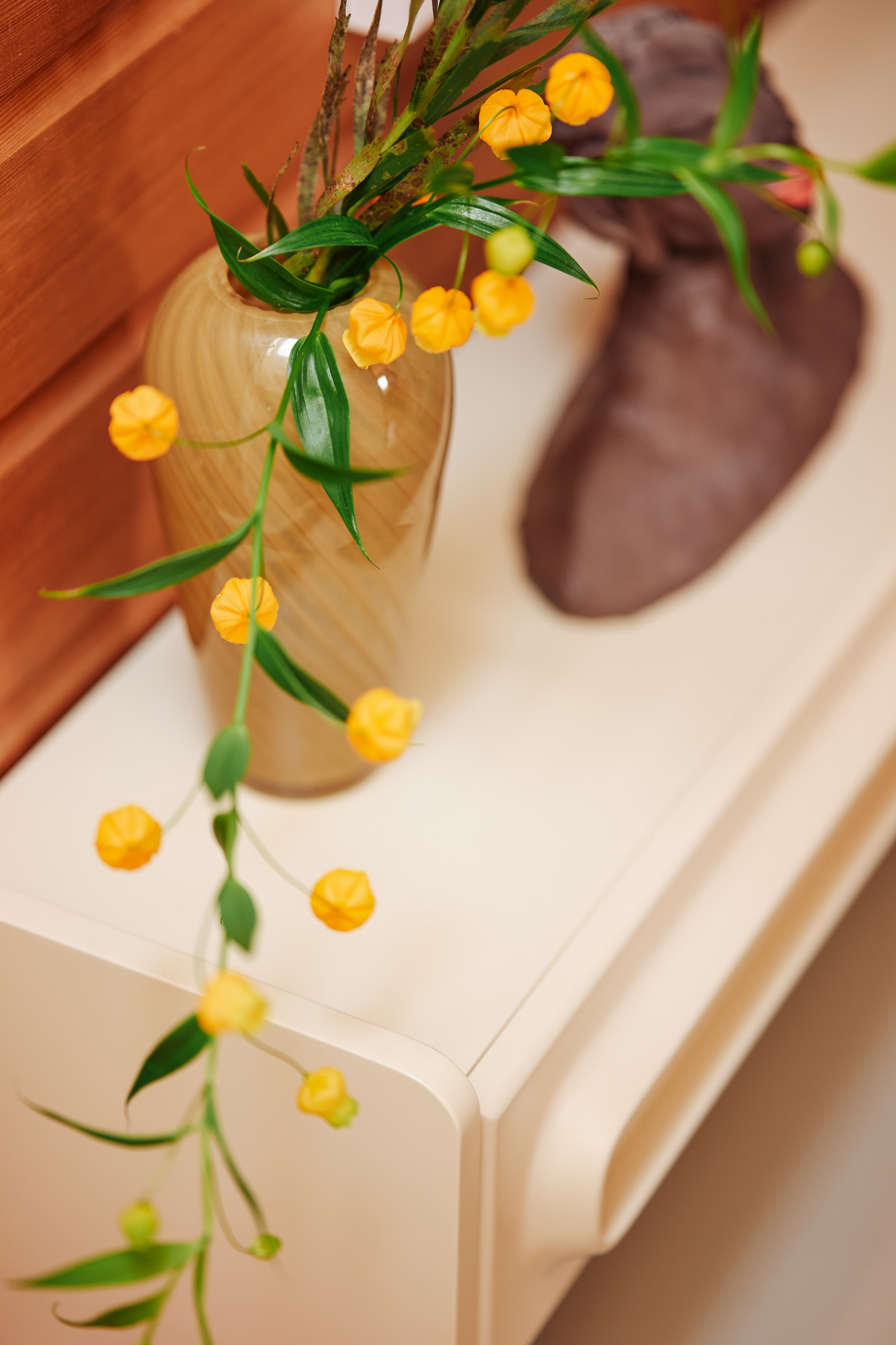 HKliving Glass Vase Mochi 25cm