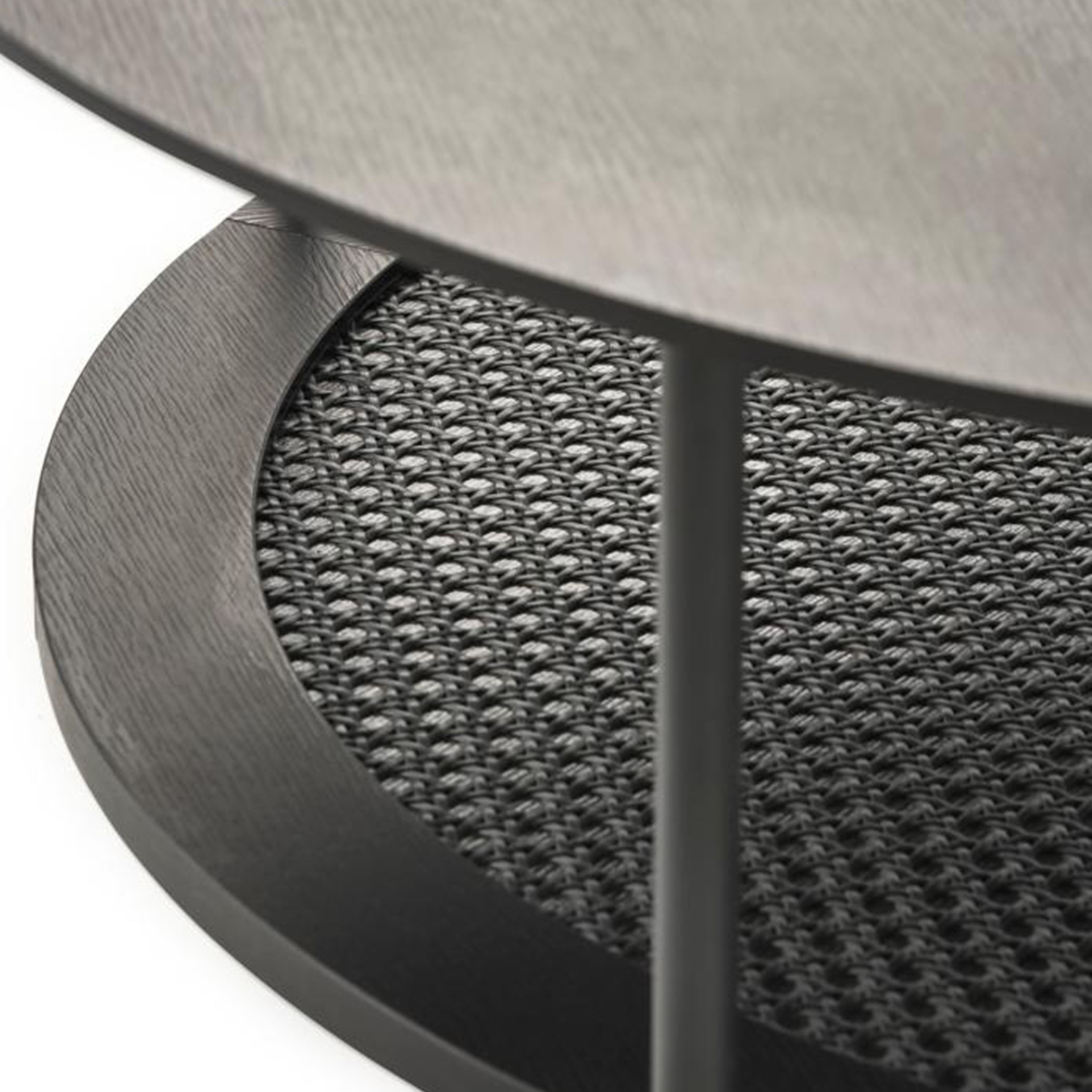 Nordic Home Elin Couchtisch Schwarz Ø80