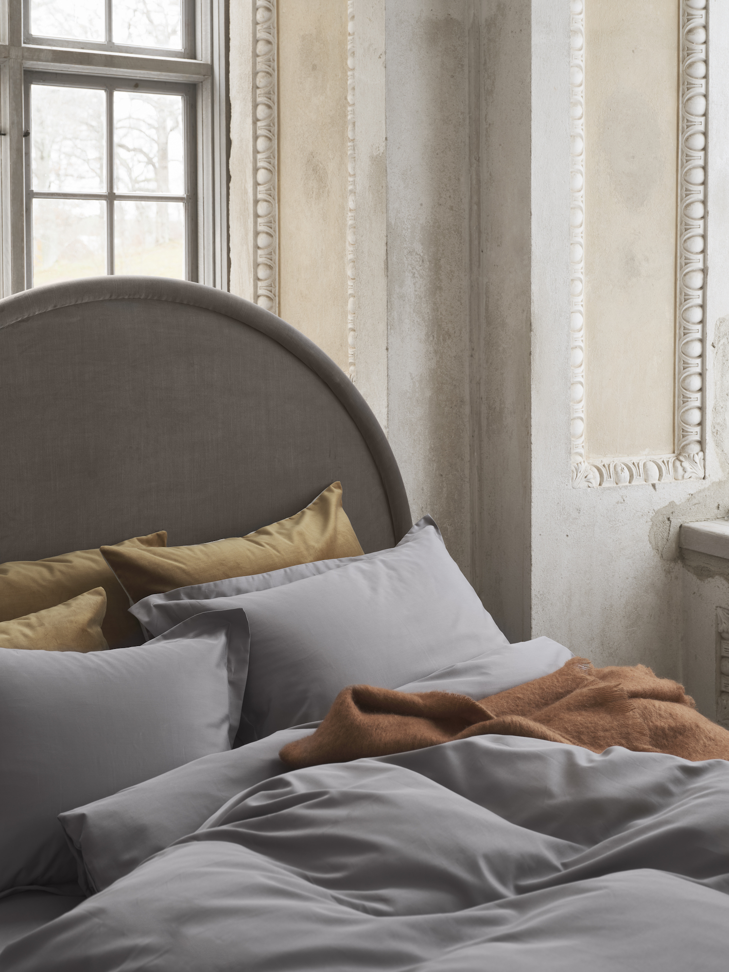 Mille Notti Satina Påslakan Grå Enkel