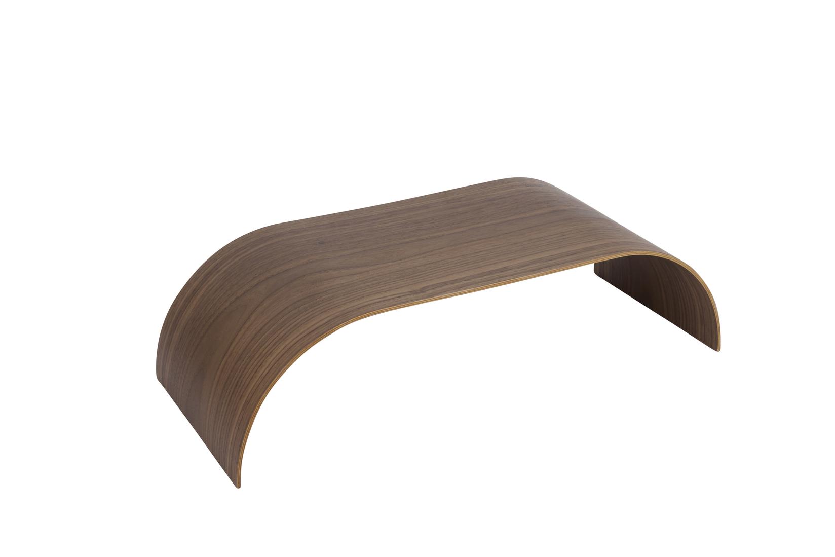 AYTM - Curva Topplatte Holz Nussbaum 62x25 - Braun - Wandregal