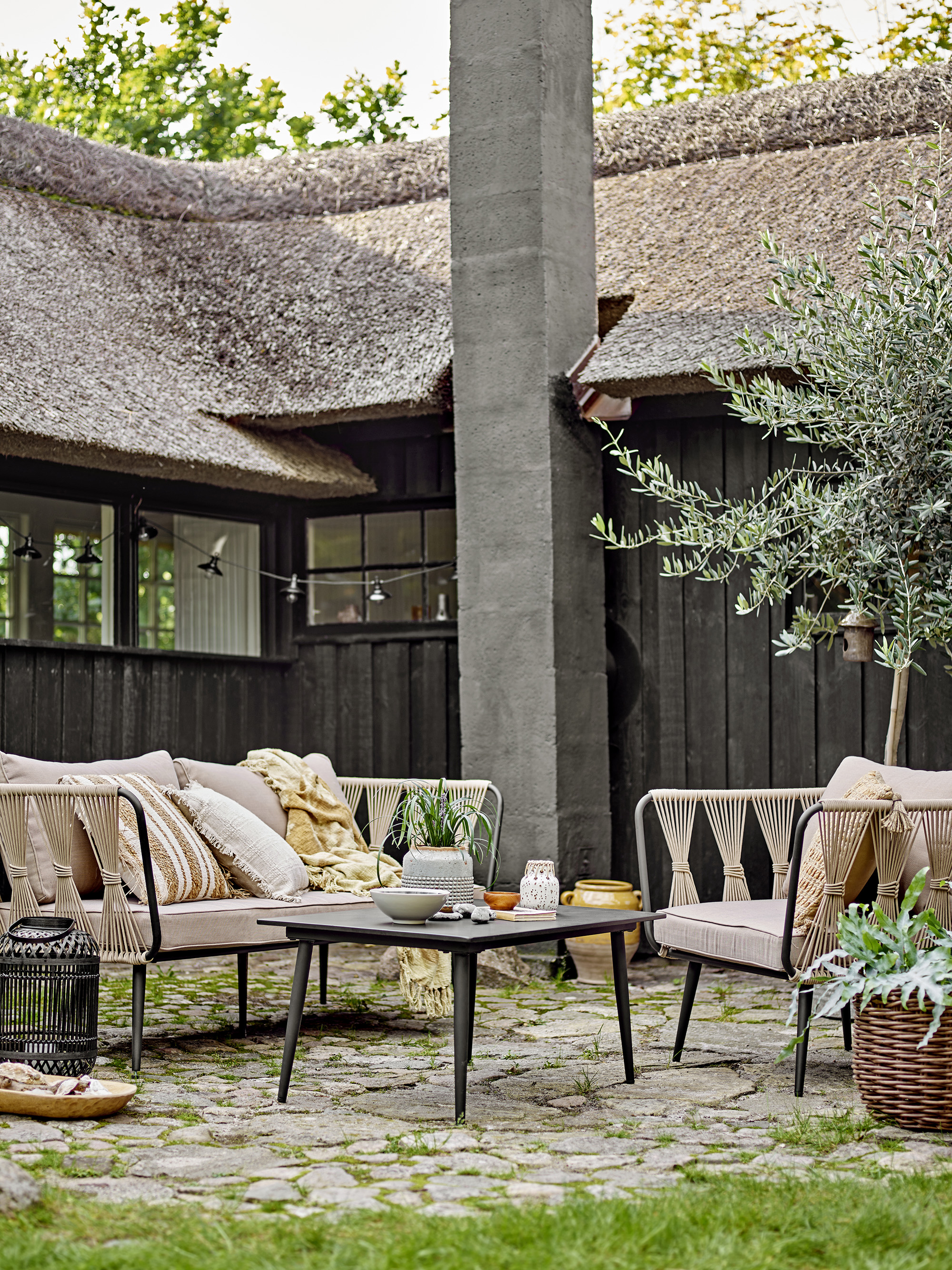 Bloomingville Pavone Loungesoffa Brun 174cm