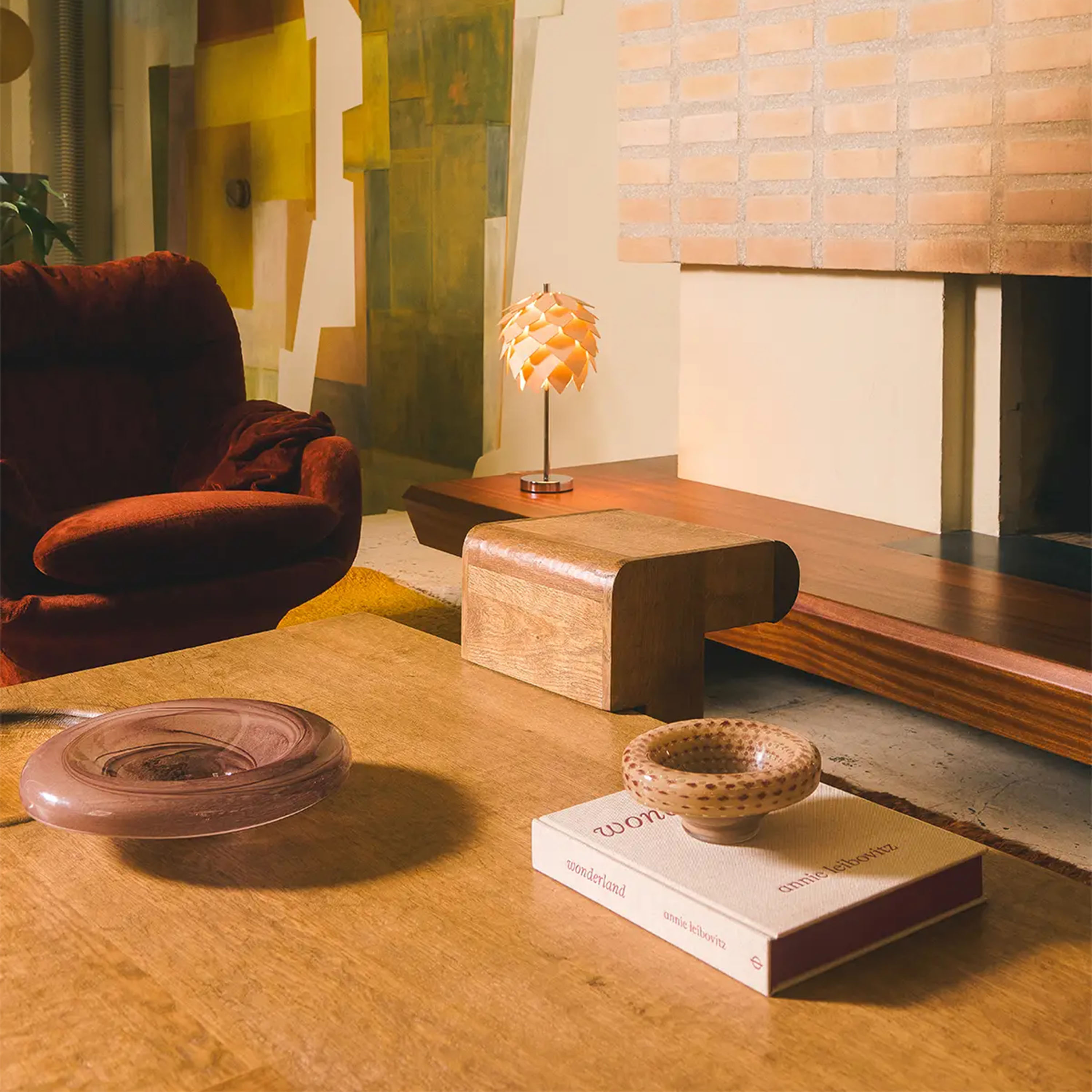 Olsson &amp; Jensen Gaston Schale Beige Ø18