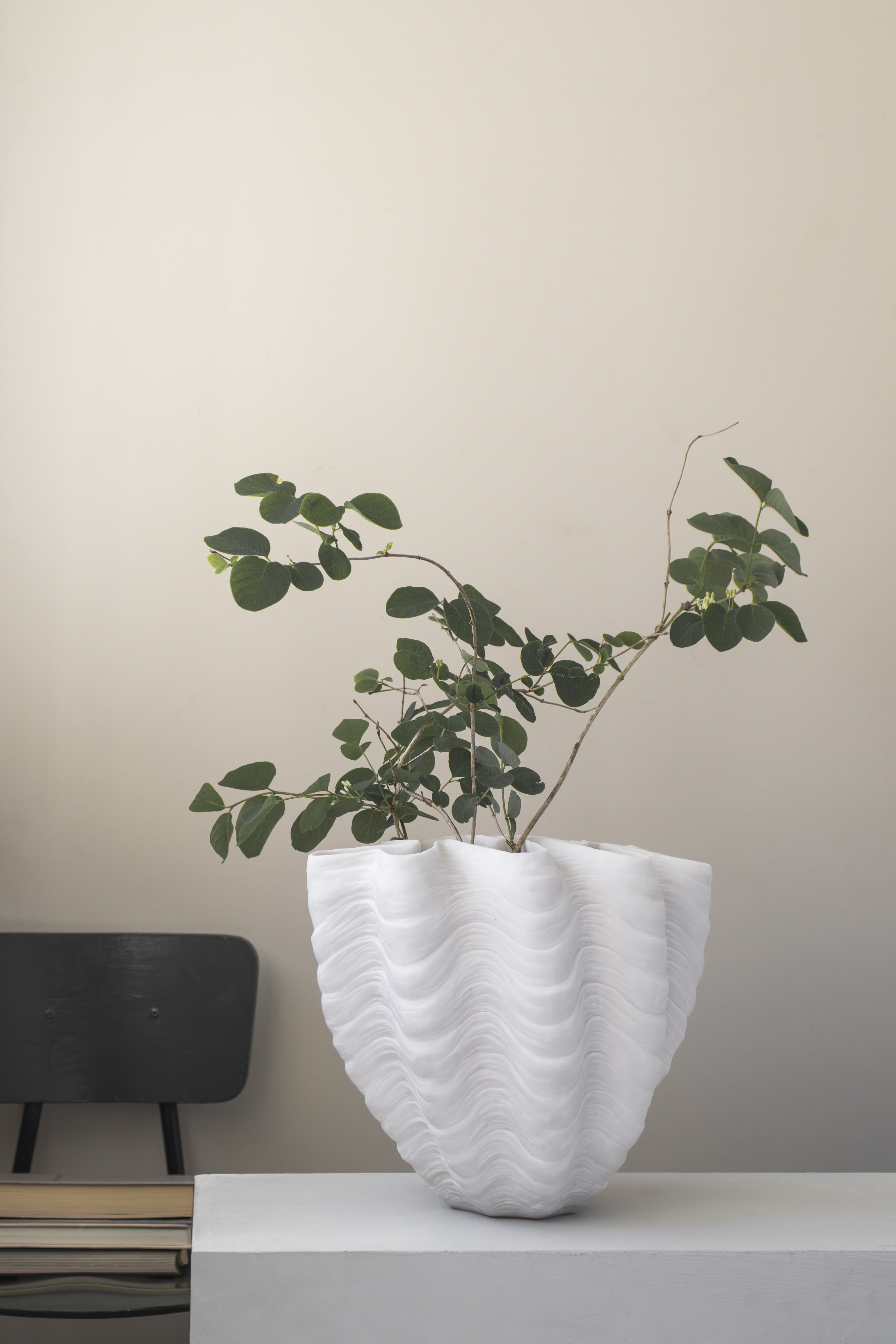 Mette Ditmer Shell Vas Offwhite Large