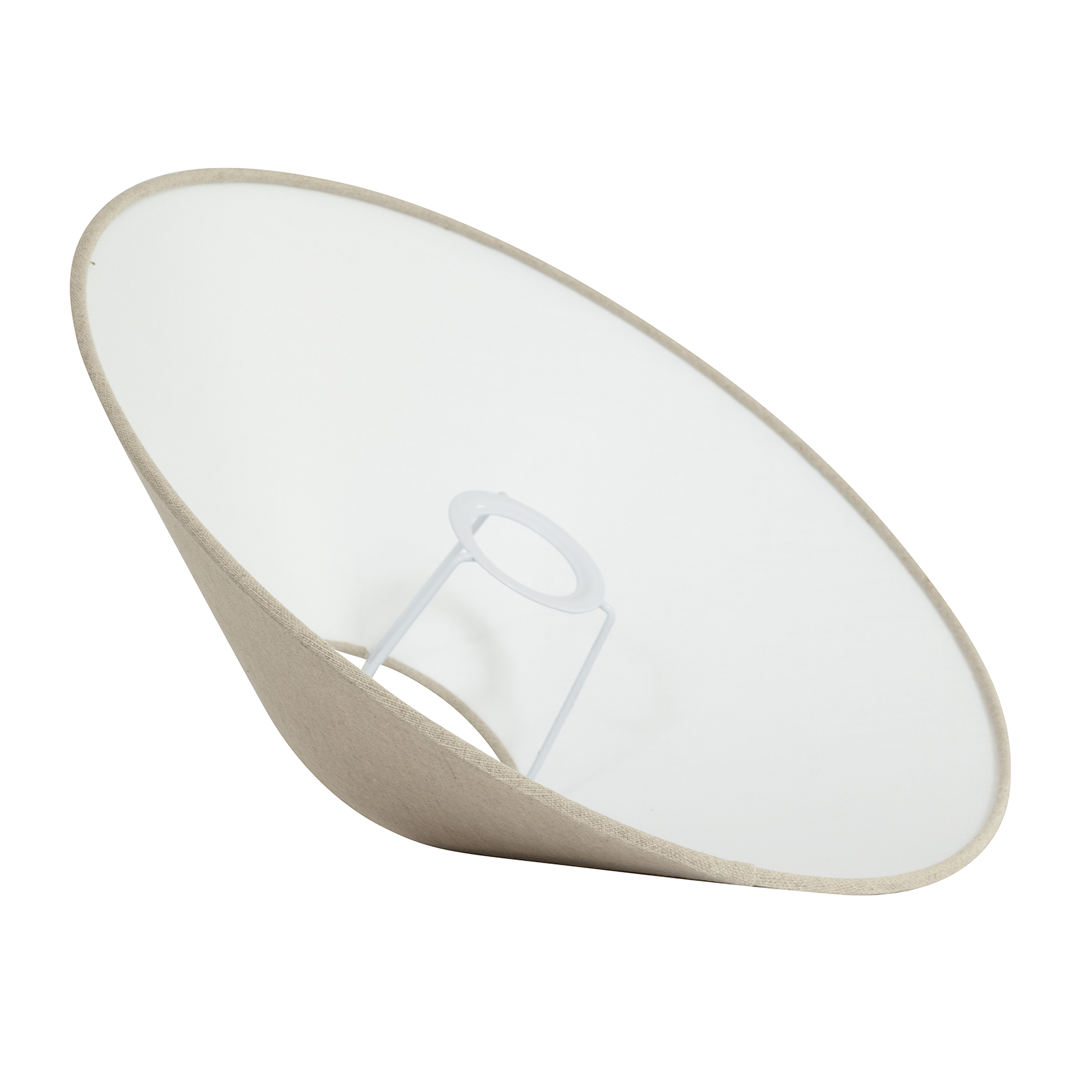 Watt &amp; Veke Basic Flat Lampeskjerm Natural 30cm