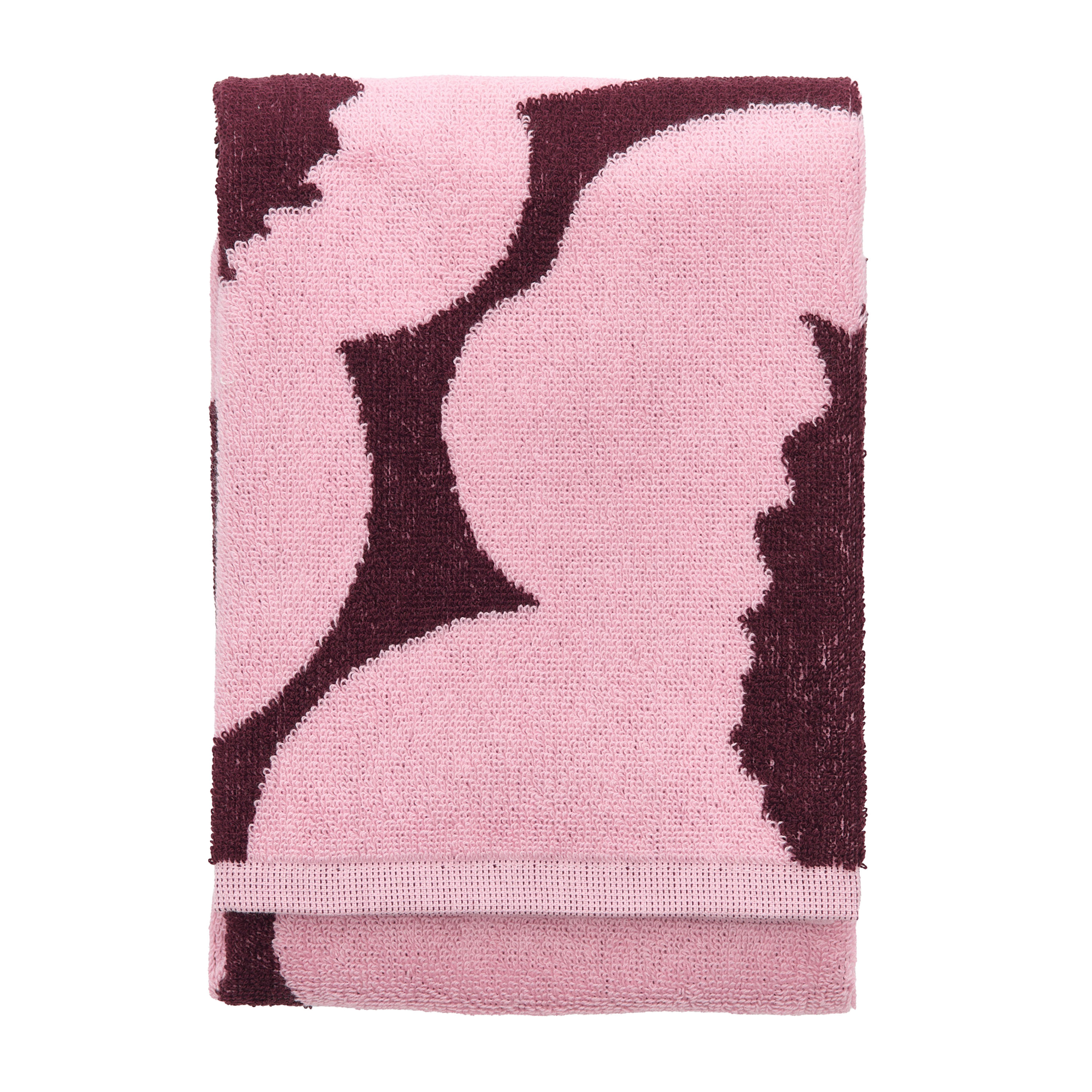 Unikko Håndkle Plum/Pink 50x70
