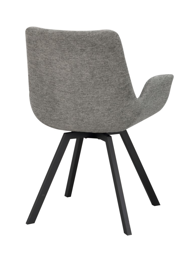 Rowico Home Norwell Karmstol Grå/Svart