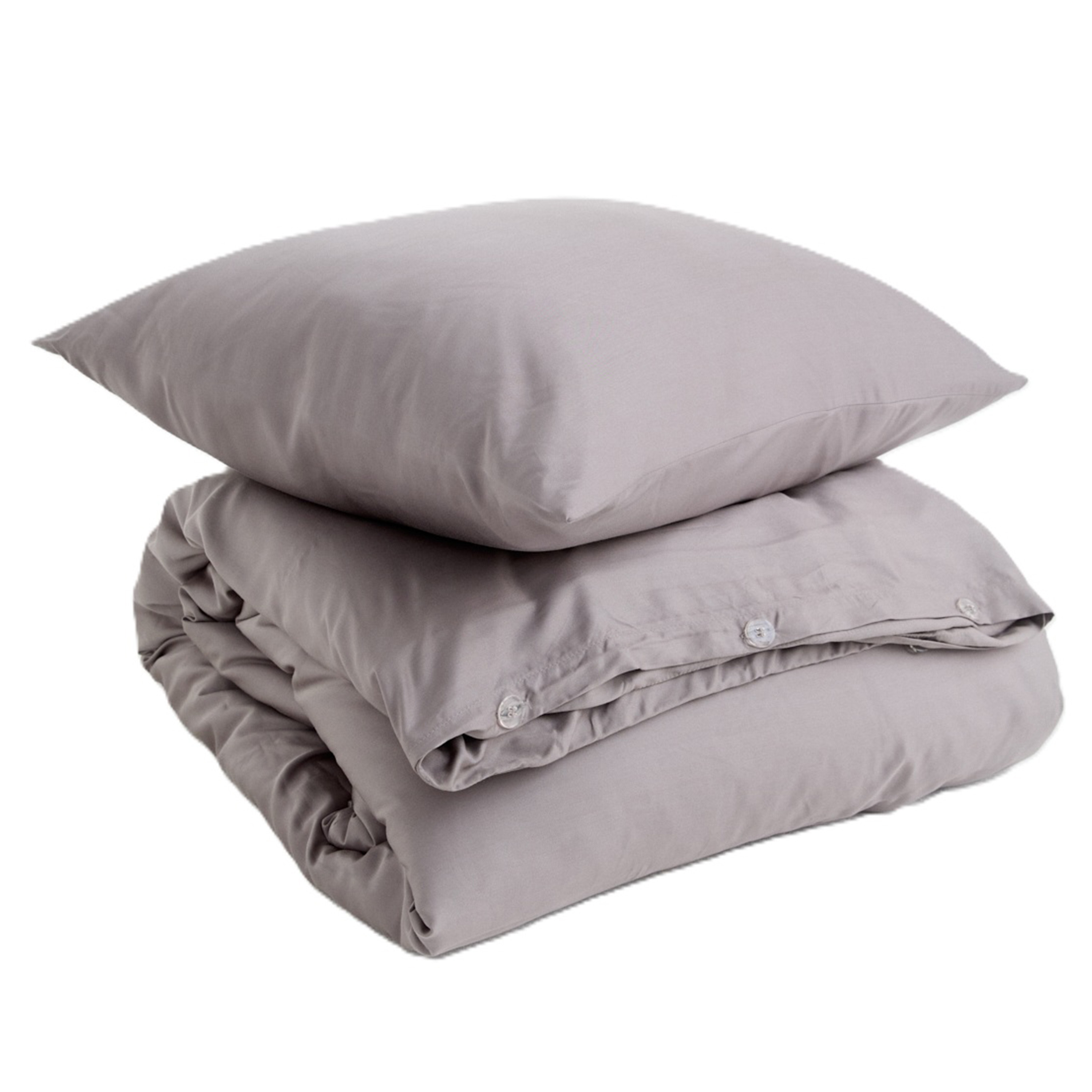 Movesgood - Bamboo pussilakana Dark Grey 220x220/50x60 Harmaa - 100% Bambu Lyocell - Pussilakanat
