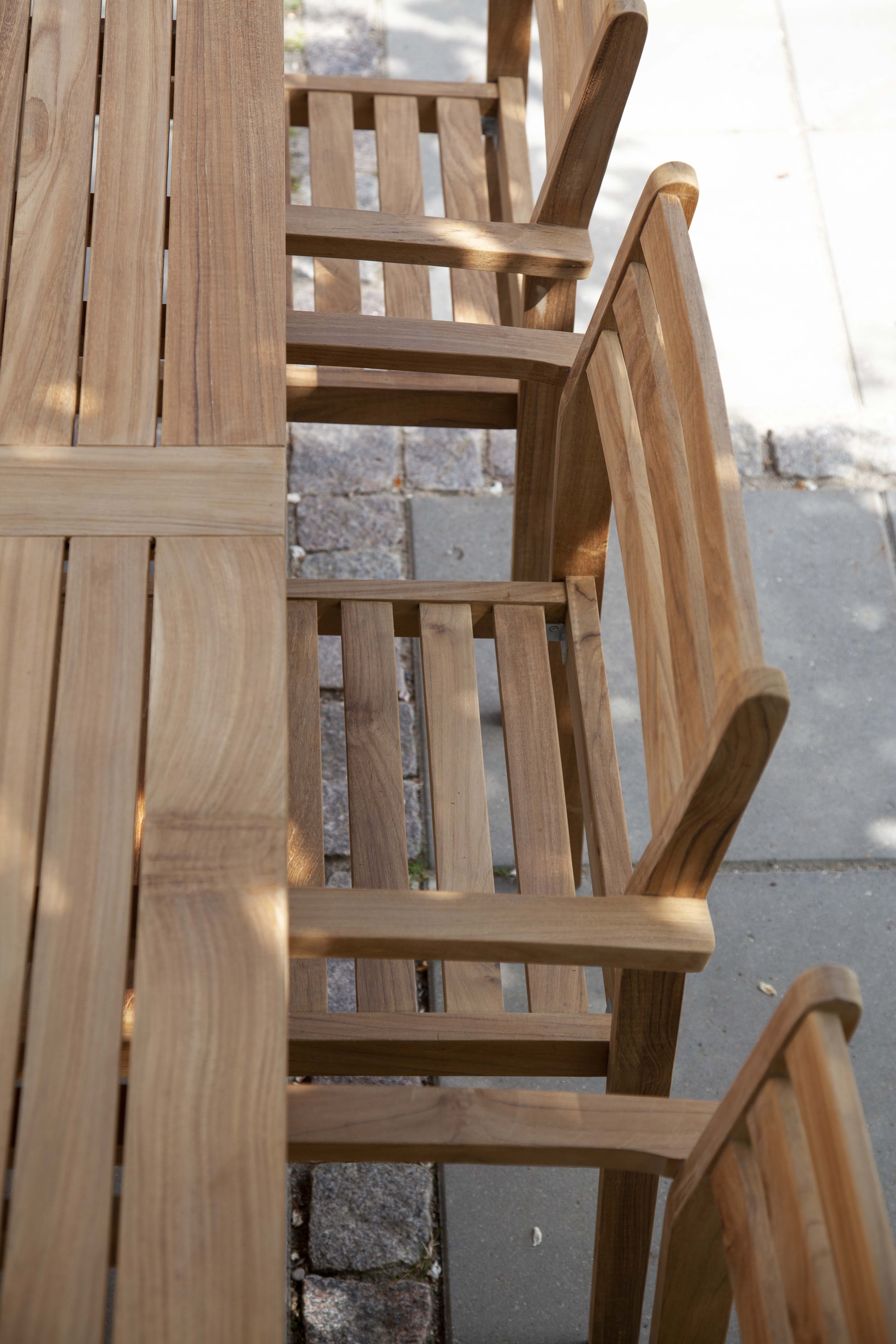 Cinas Oxford Spisebord Teak 210 x 90 cm