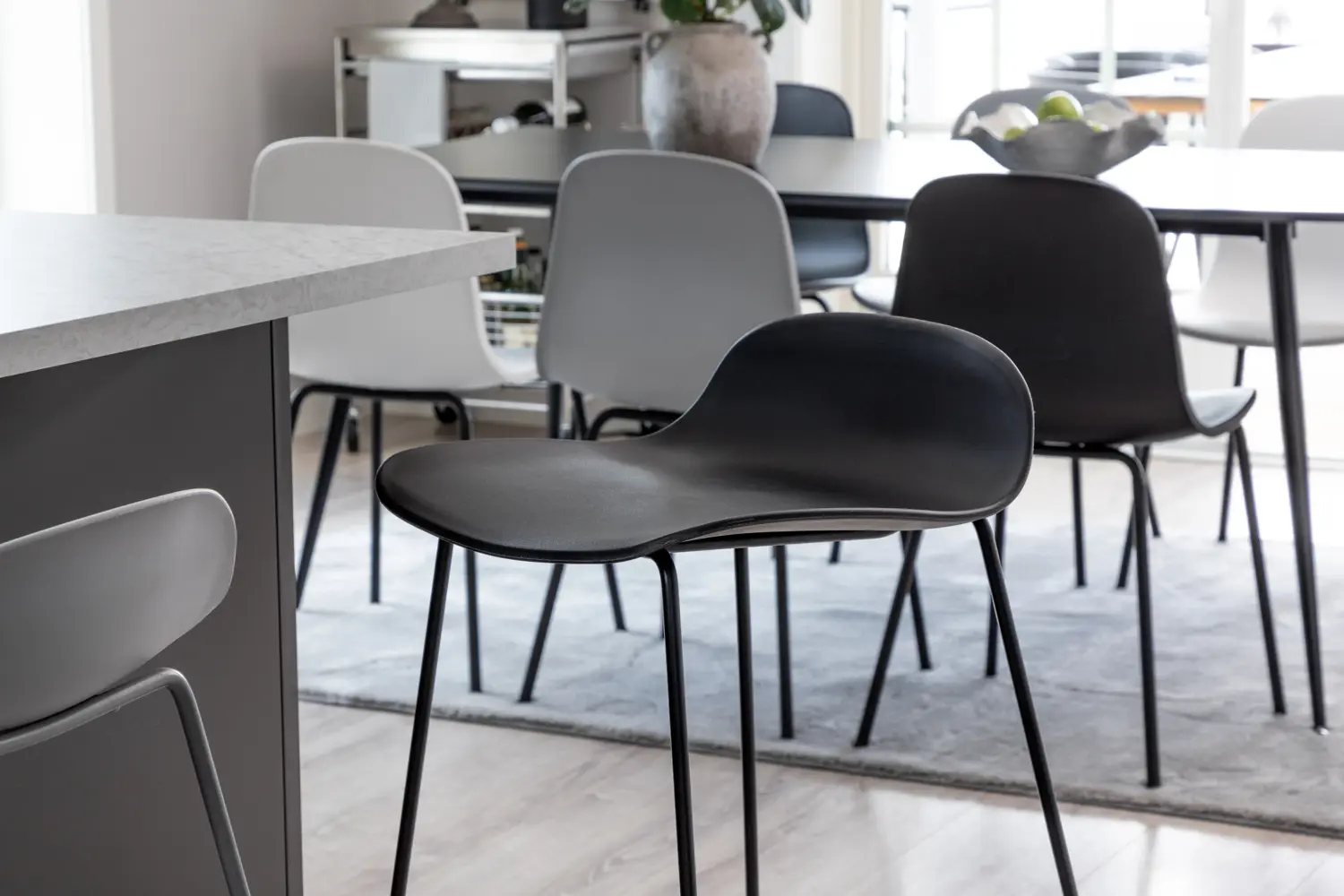 Venture Home Vanda Barstol Svart