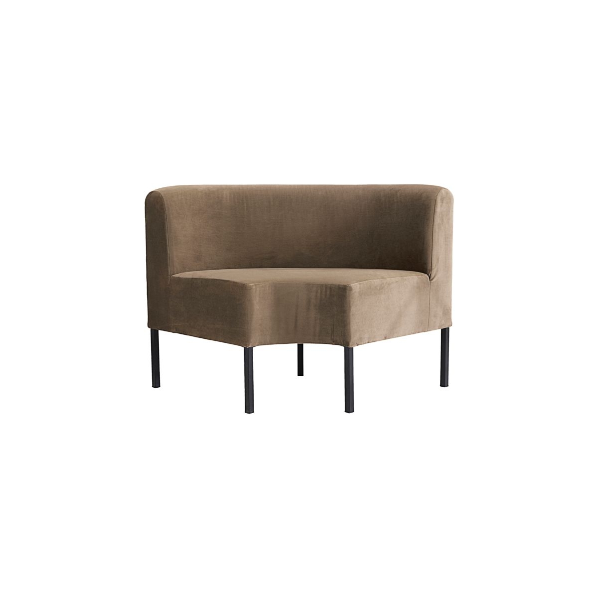 House Doctor - Feast Hörndel Modulsoffa Taupe 85cm - Brun