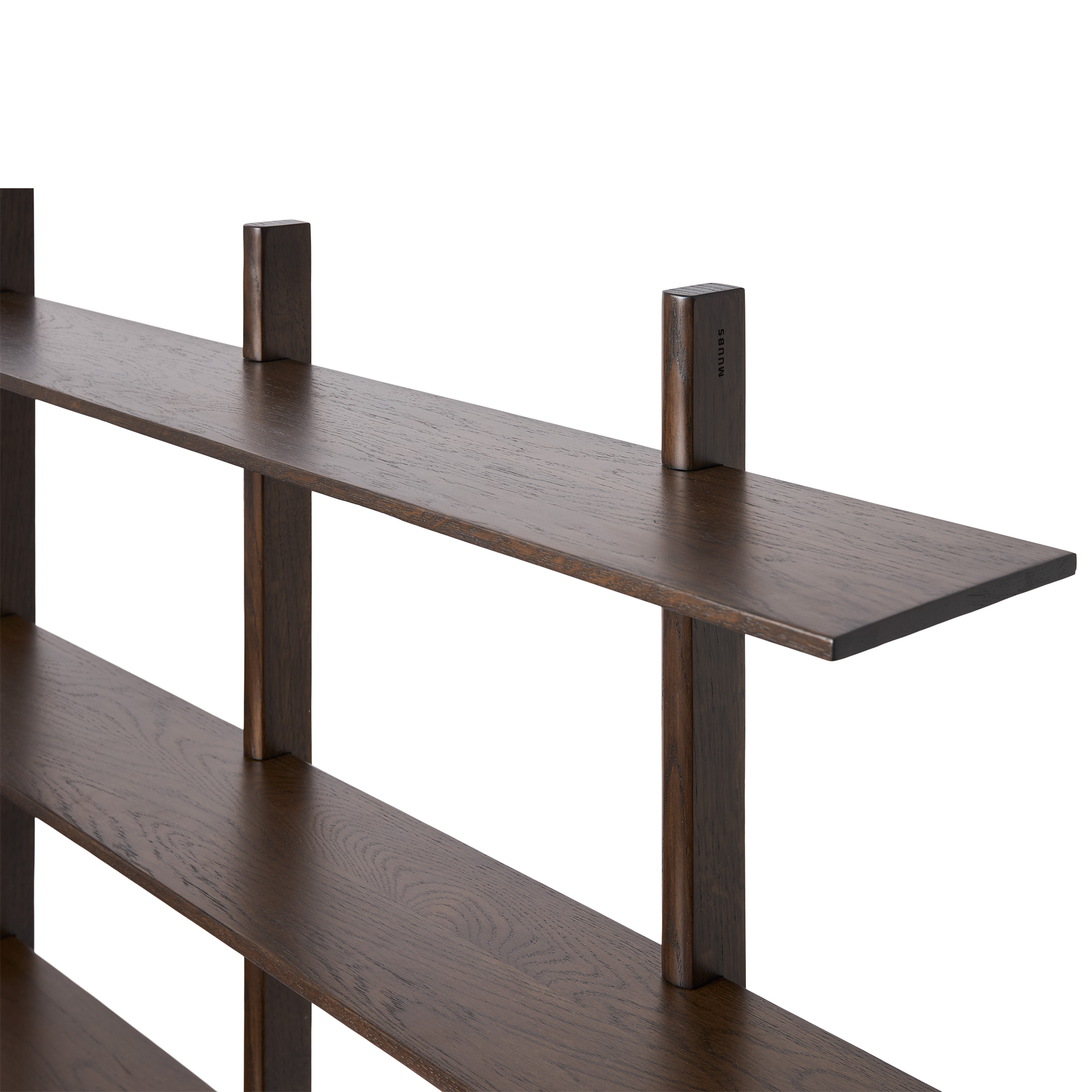 Muubs Noir Seinä­hylly Dark Oil Oak XLarge