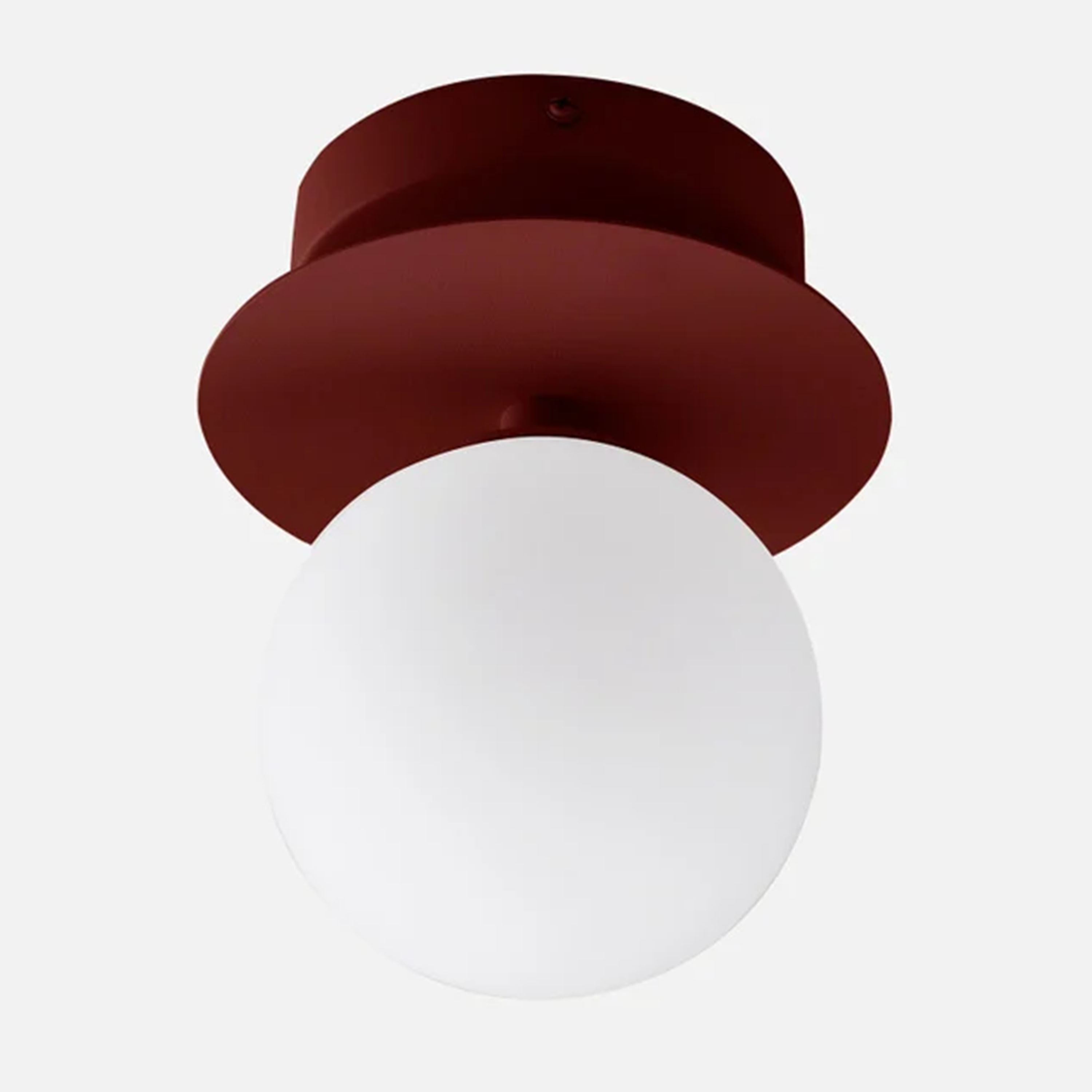 Globen Lighting Art Deco Vegglampe/Plafond Burgundy/Hvit