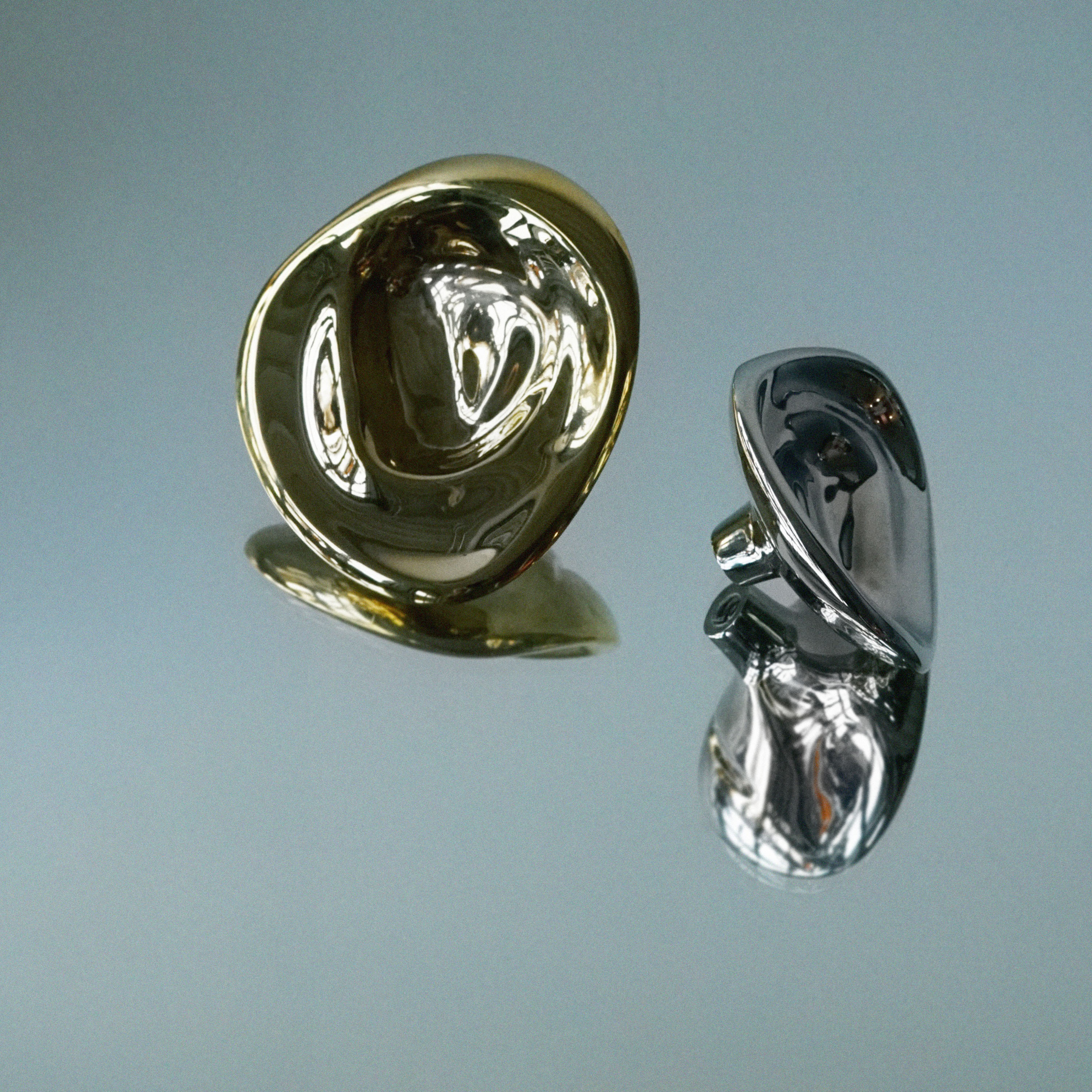 Hein Studio Ripple Nr. 01 Wandhaken Titan Klein